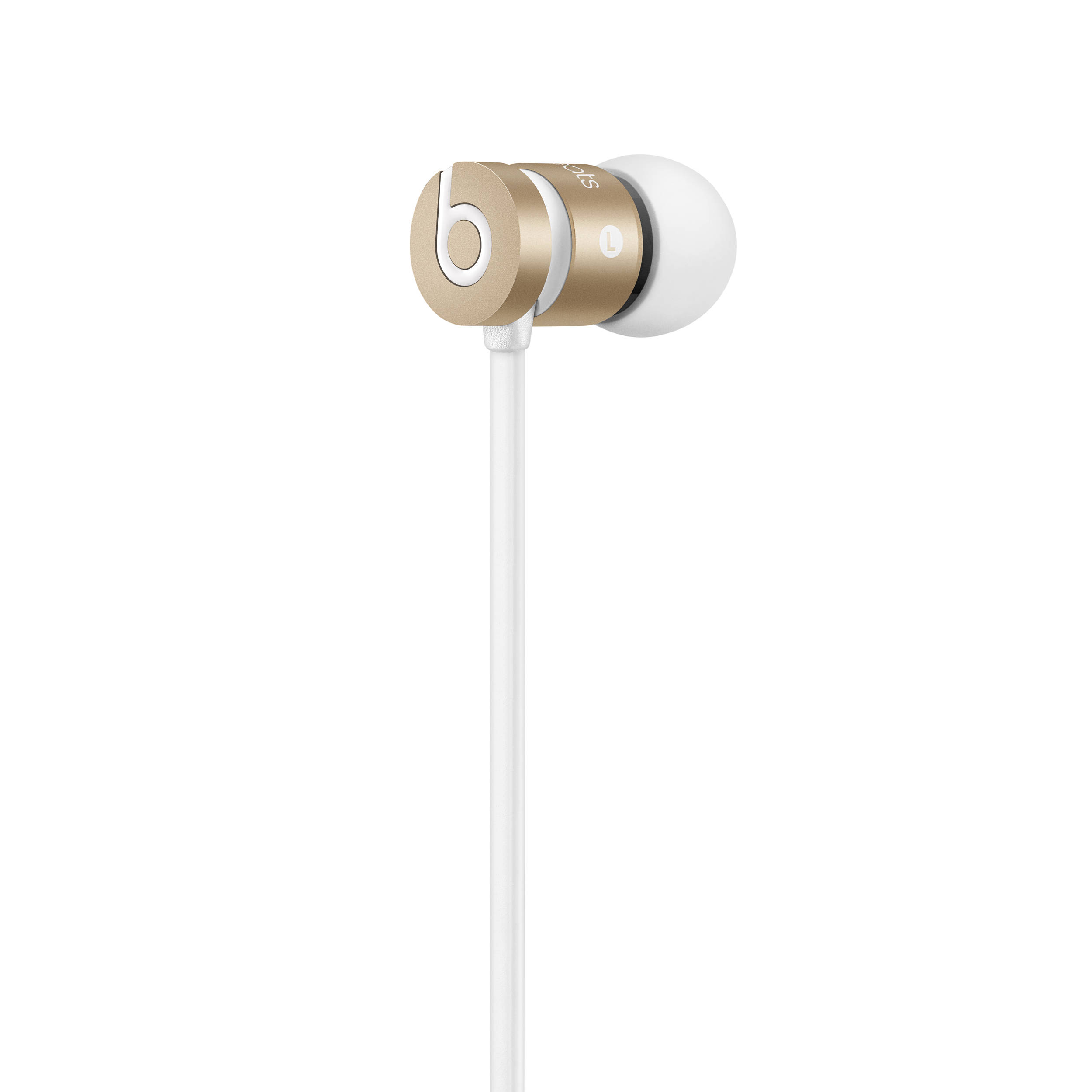 beats white and gold headphones