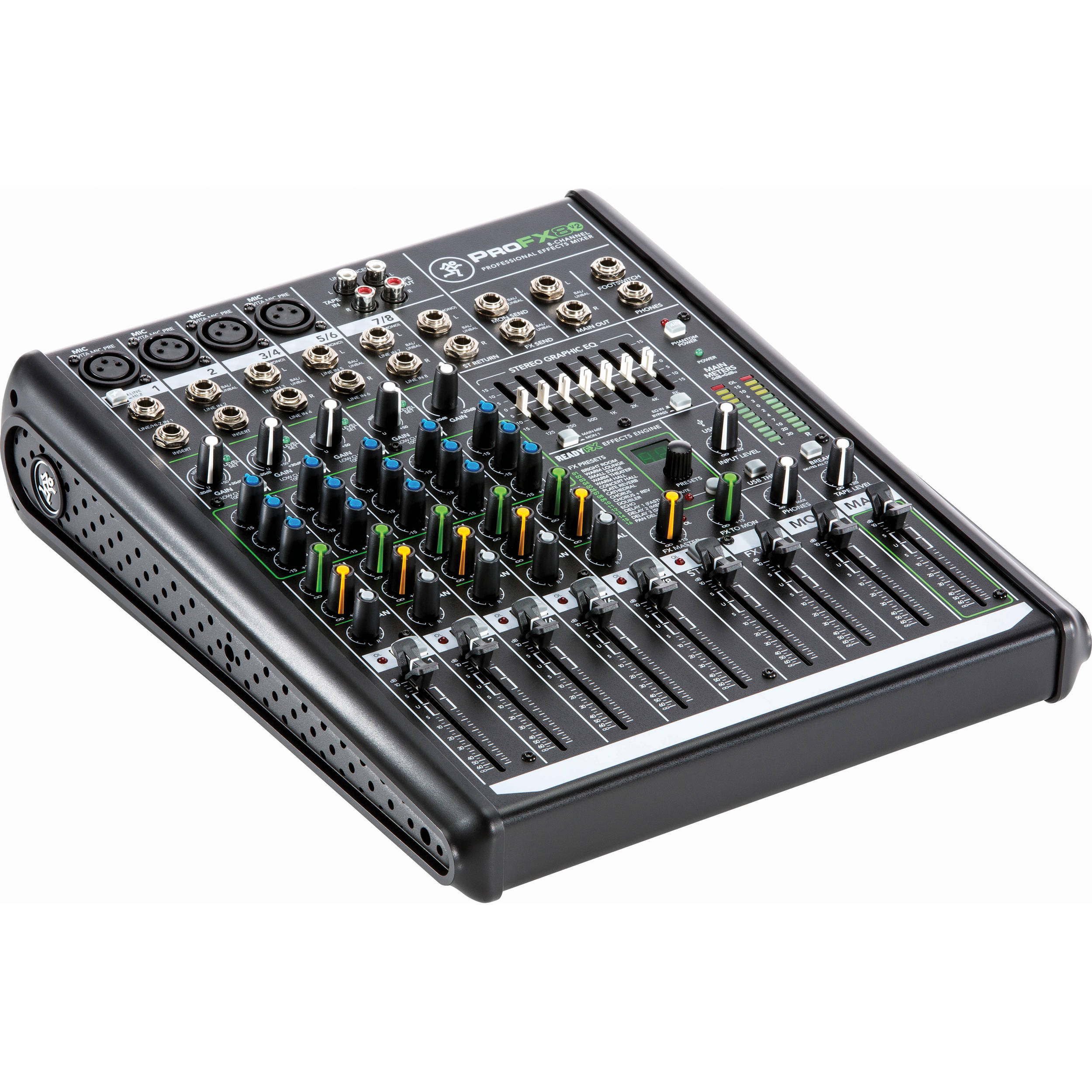 Mackie Profx8v2 8 Channel Sound Reinforcement Mixer With Built In Fx - 