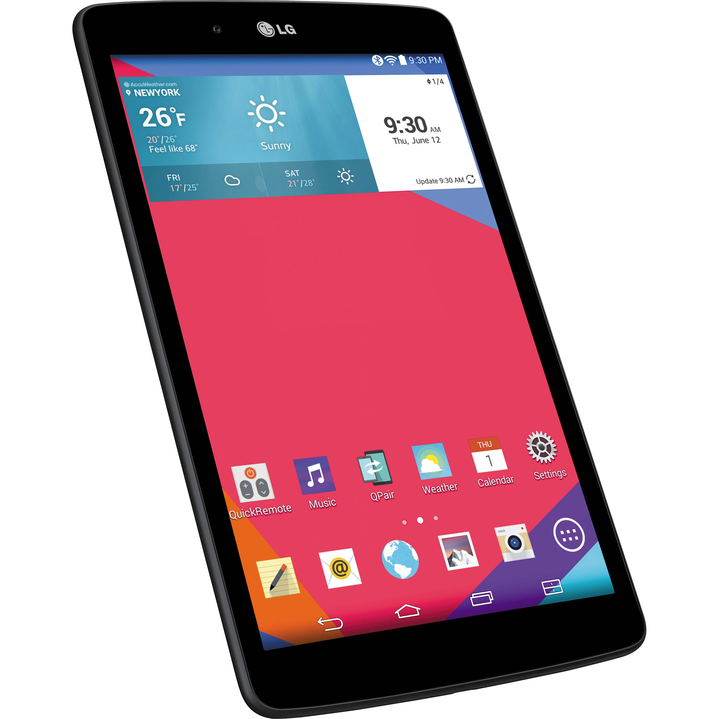 Lg 16gb G Pad 8 0 Wi Fi Tablet Black Lgv480 Ausabk