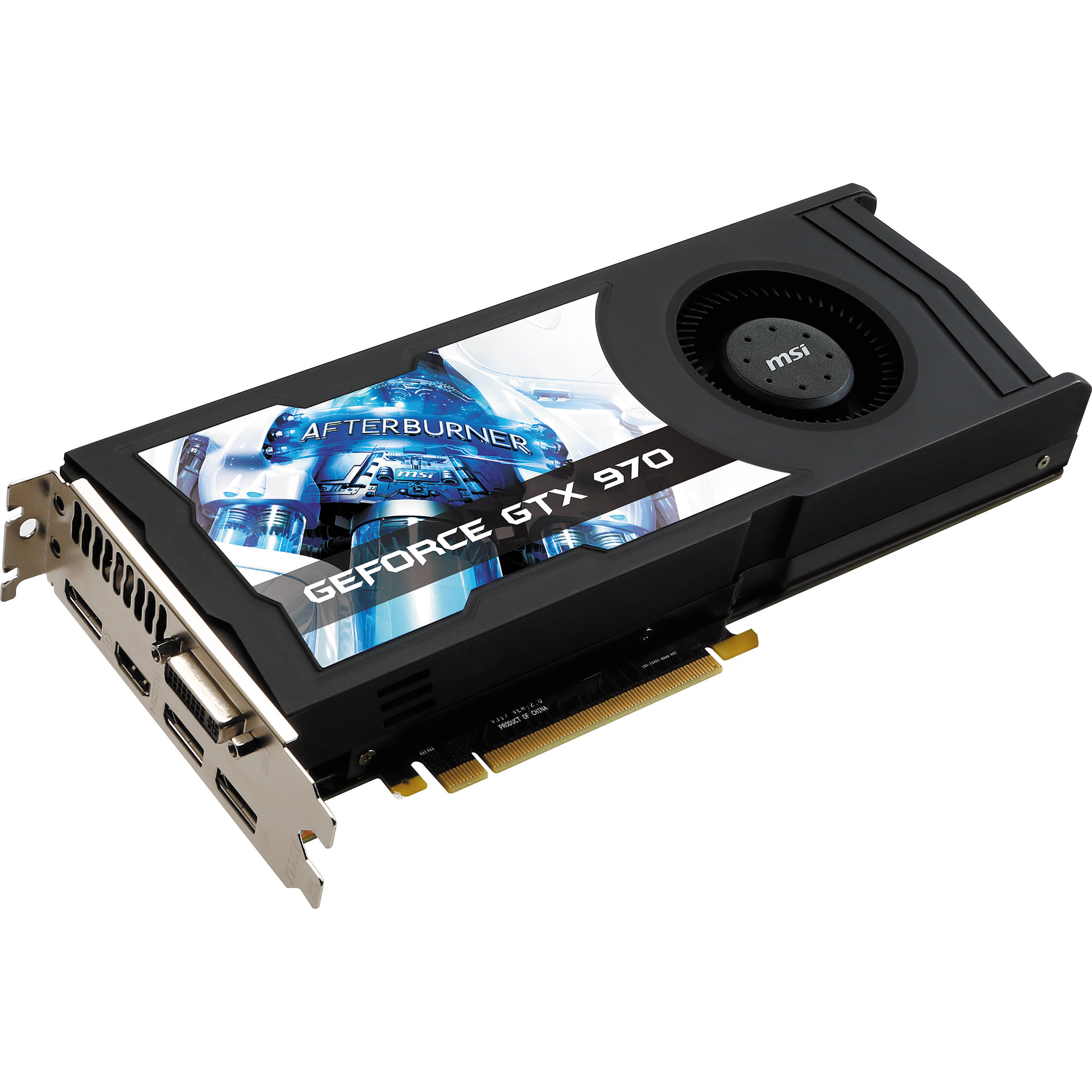 Msi Geforce Gtx 970 Overclocked Graphics Card Gtx9704gd5oc B H