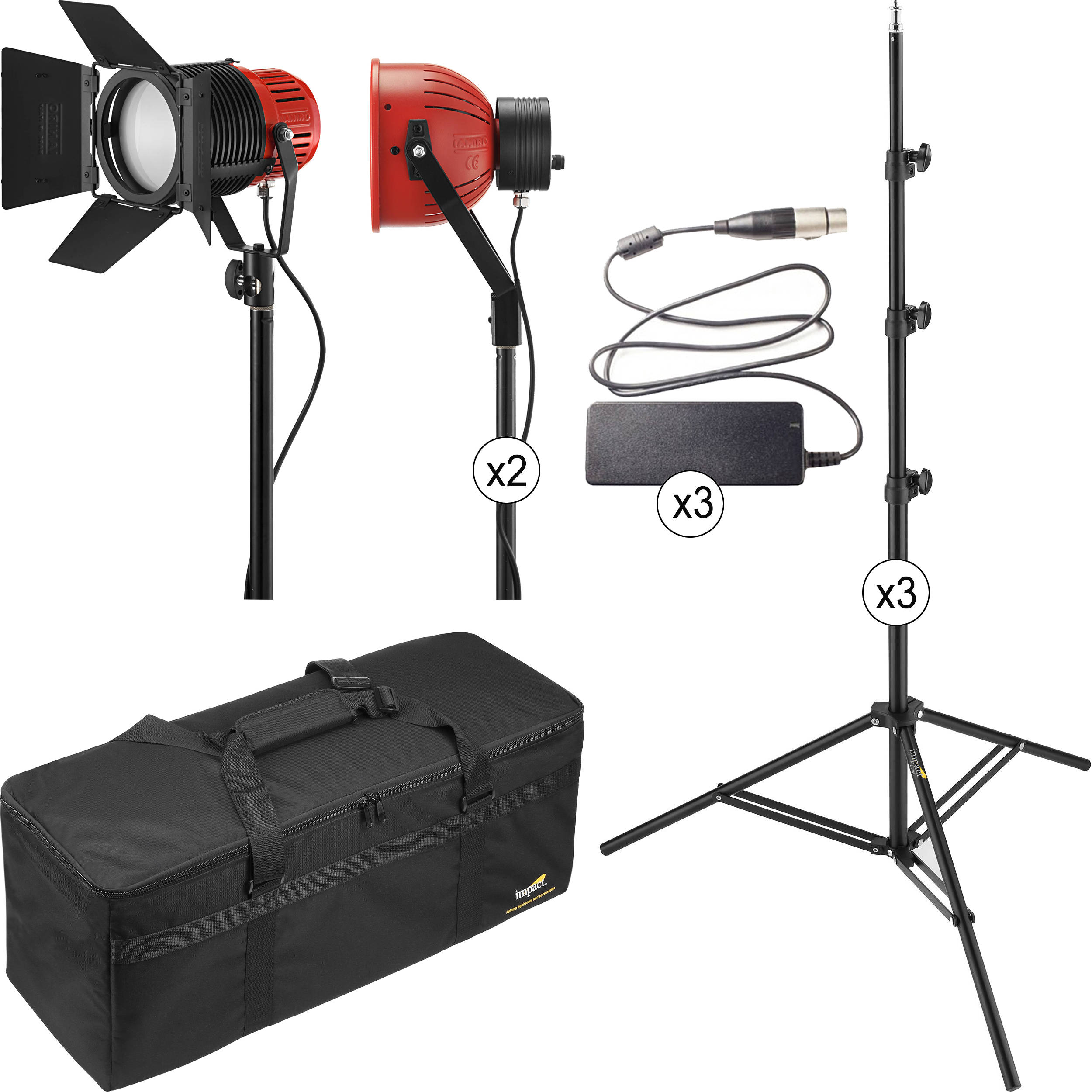 Ianiro Varibeam And Gulliver 3 Light Led Daylight Kit B H Photo Gulliver 3 Light Led Daylight Kit B H Photo