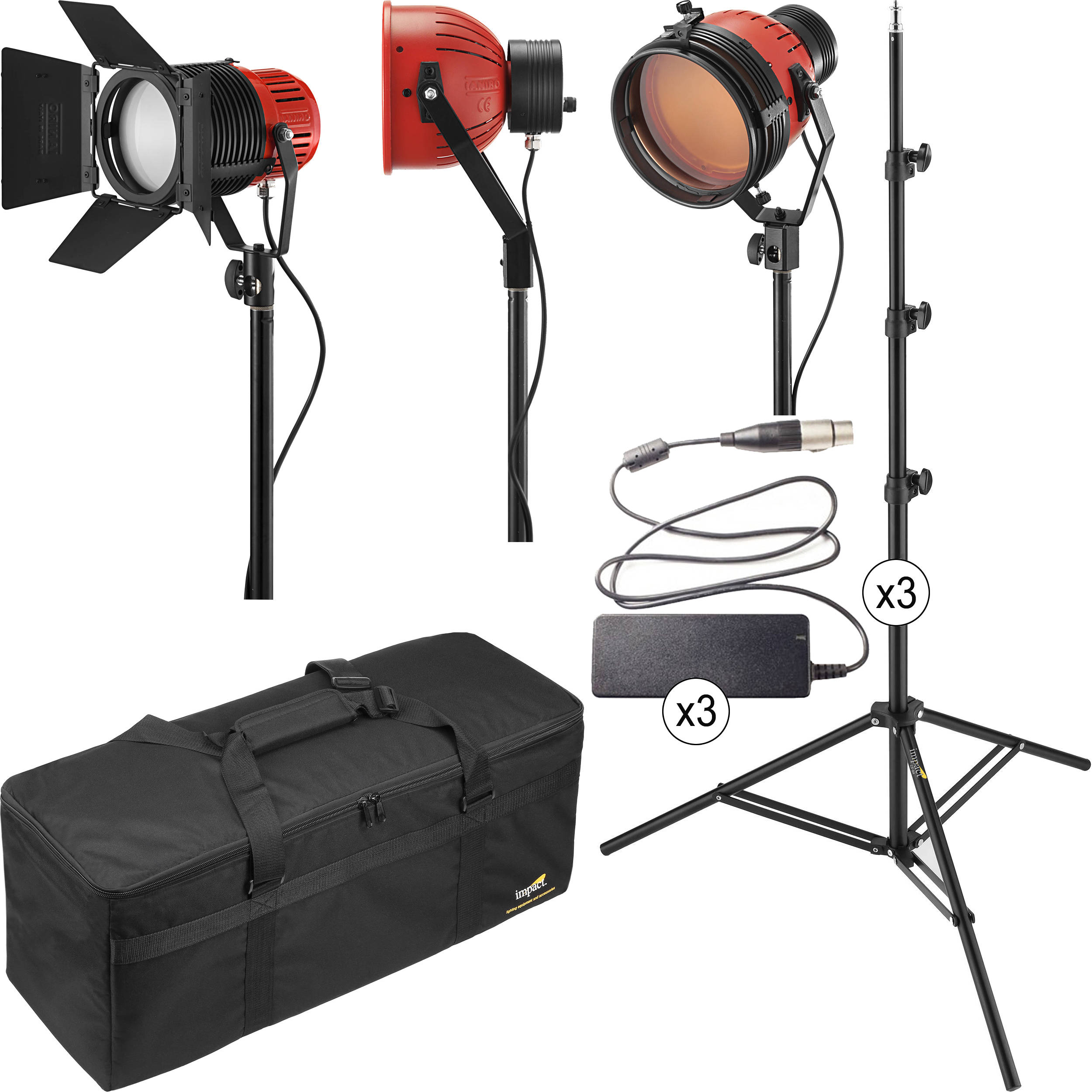 Ianiro Varibeam And Gulliver 3 Light Led Daylight Tungsten Kit Ianiro Varibeam And Gulliver 3 Light