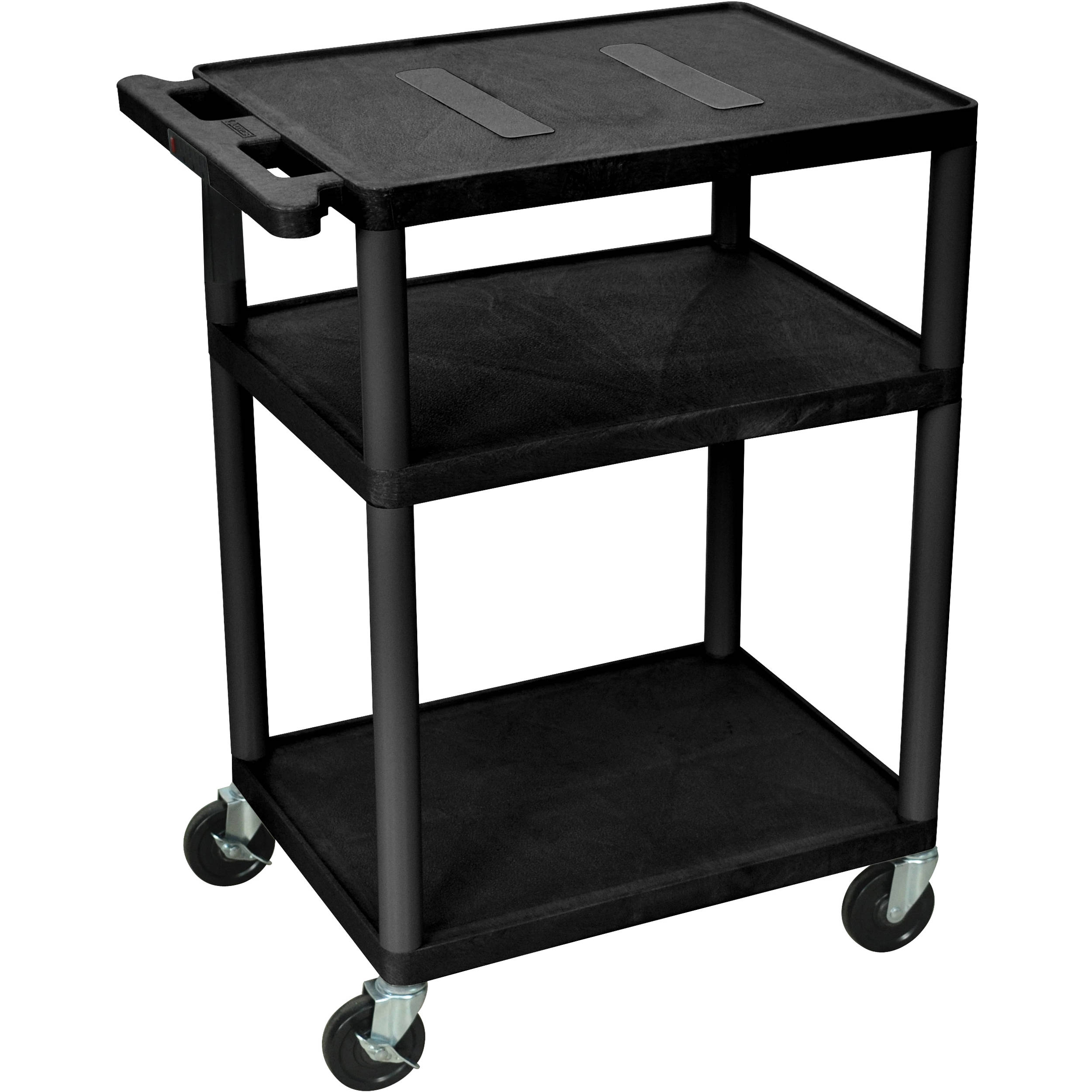 Luxor 34 Endura 3 Shelf Multimedia Cart Le34 B H Endura 3 Shelf Multimedia Cart Le34 B H