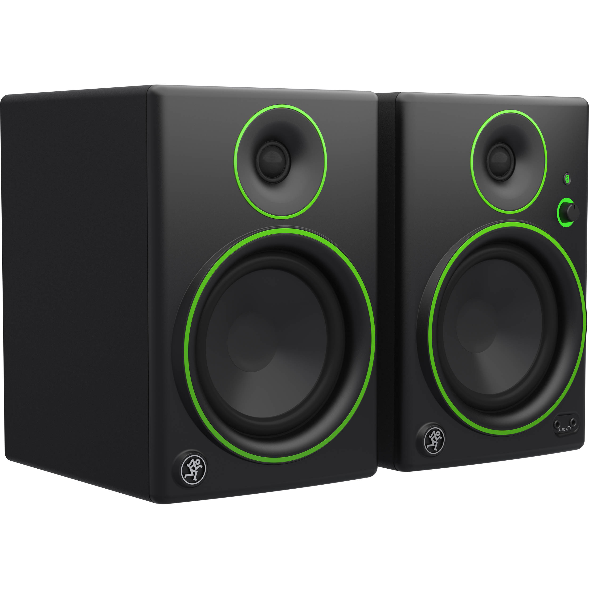 Pair New Mackie CR4 4 Creative Reference Monitors Speakers+Free AUX Cable
