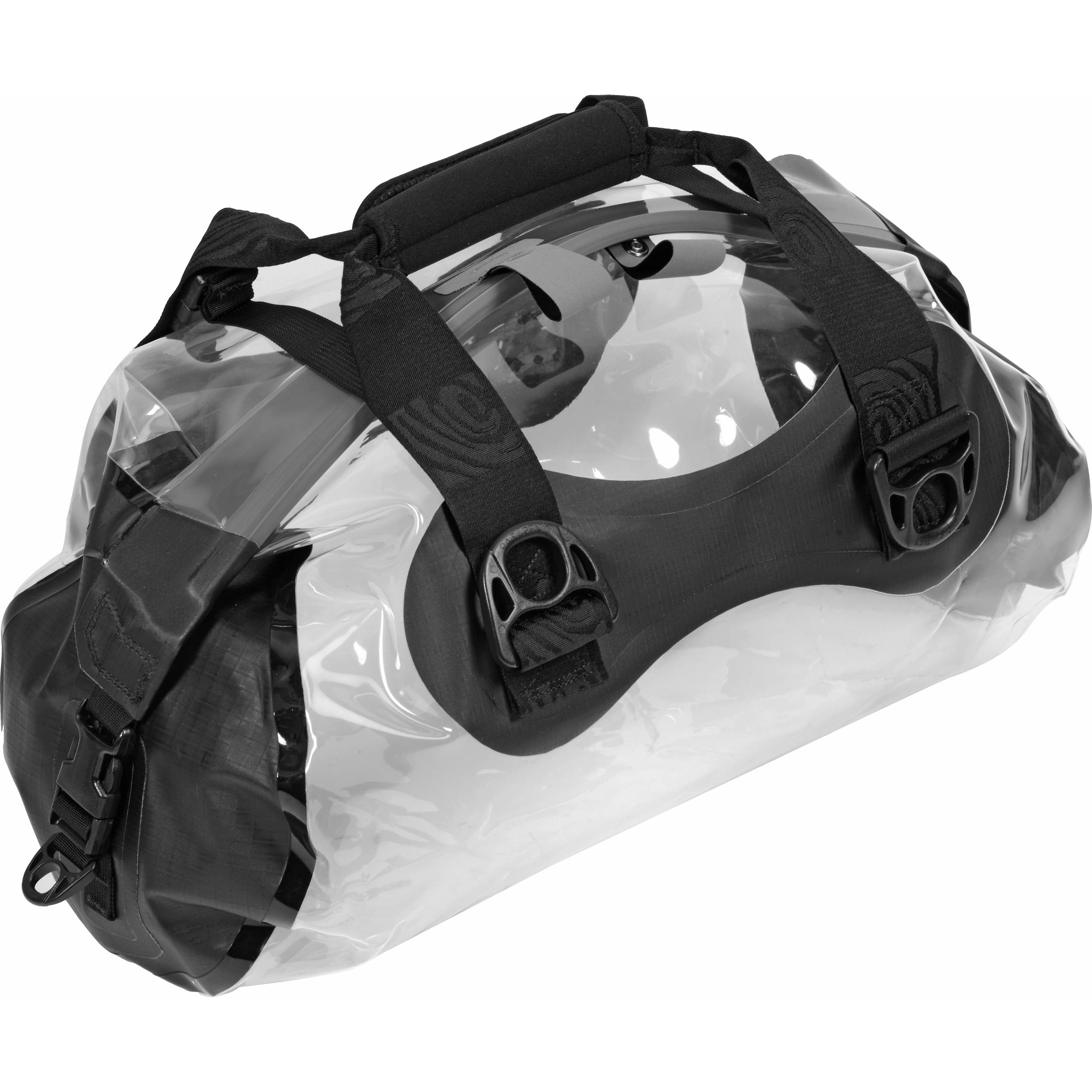 large clear duffle bag