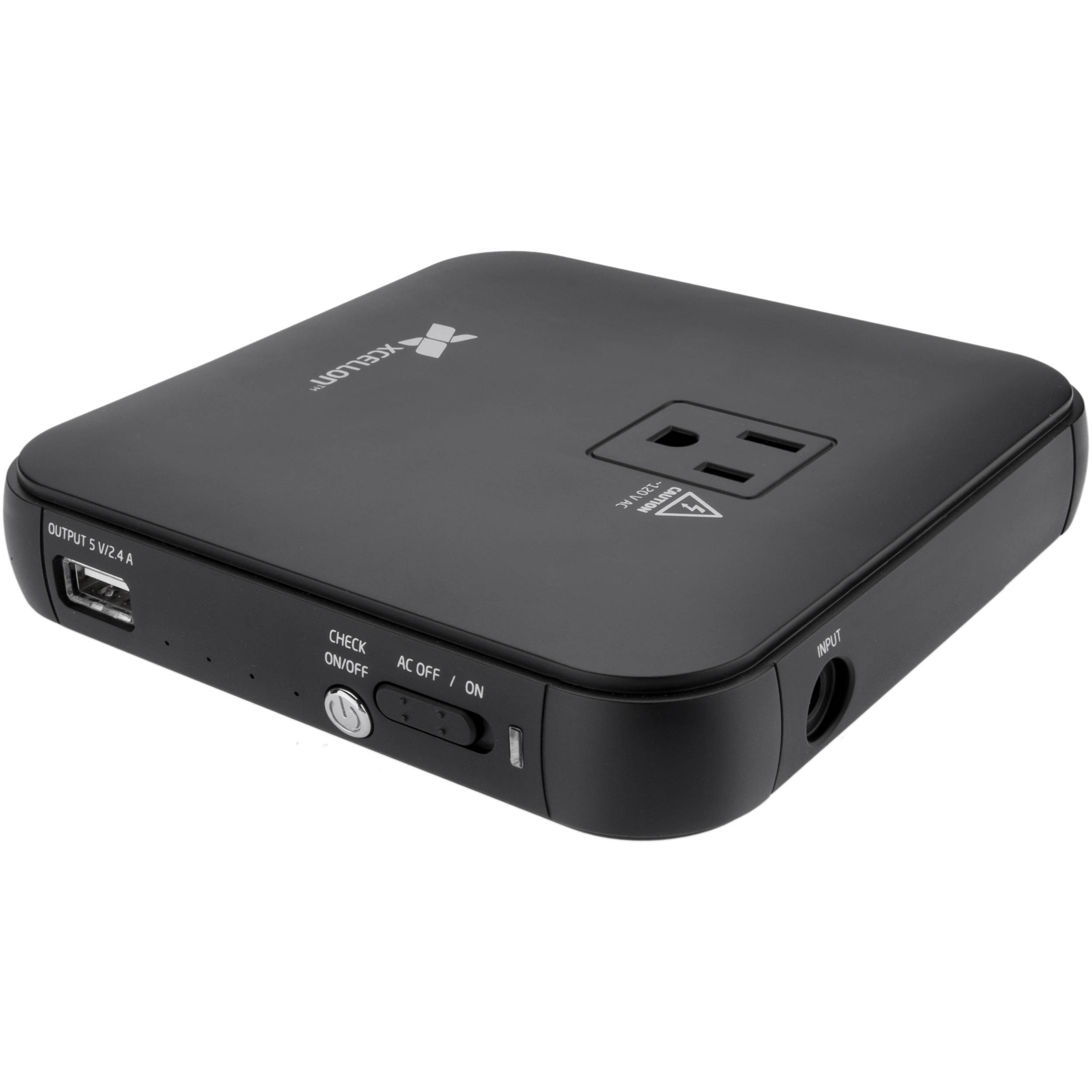 Xcellon 12 000mah Power Bank With Ac And Usb Outlets Pb 1200ac