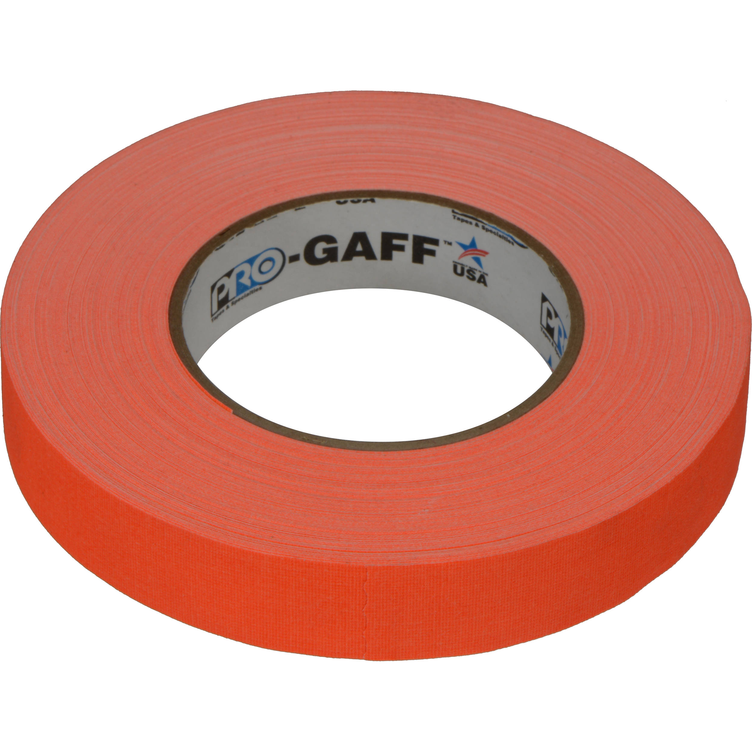 Pro Gaff Fluorescent Orange Gaffers Tape 1 inch X 50 yards