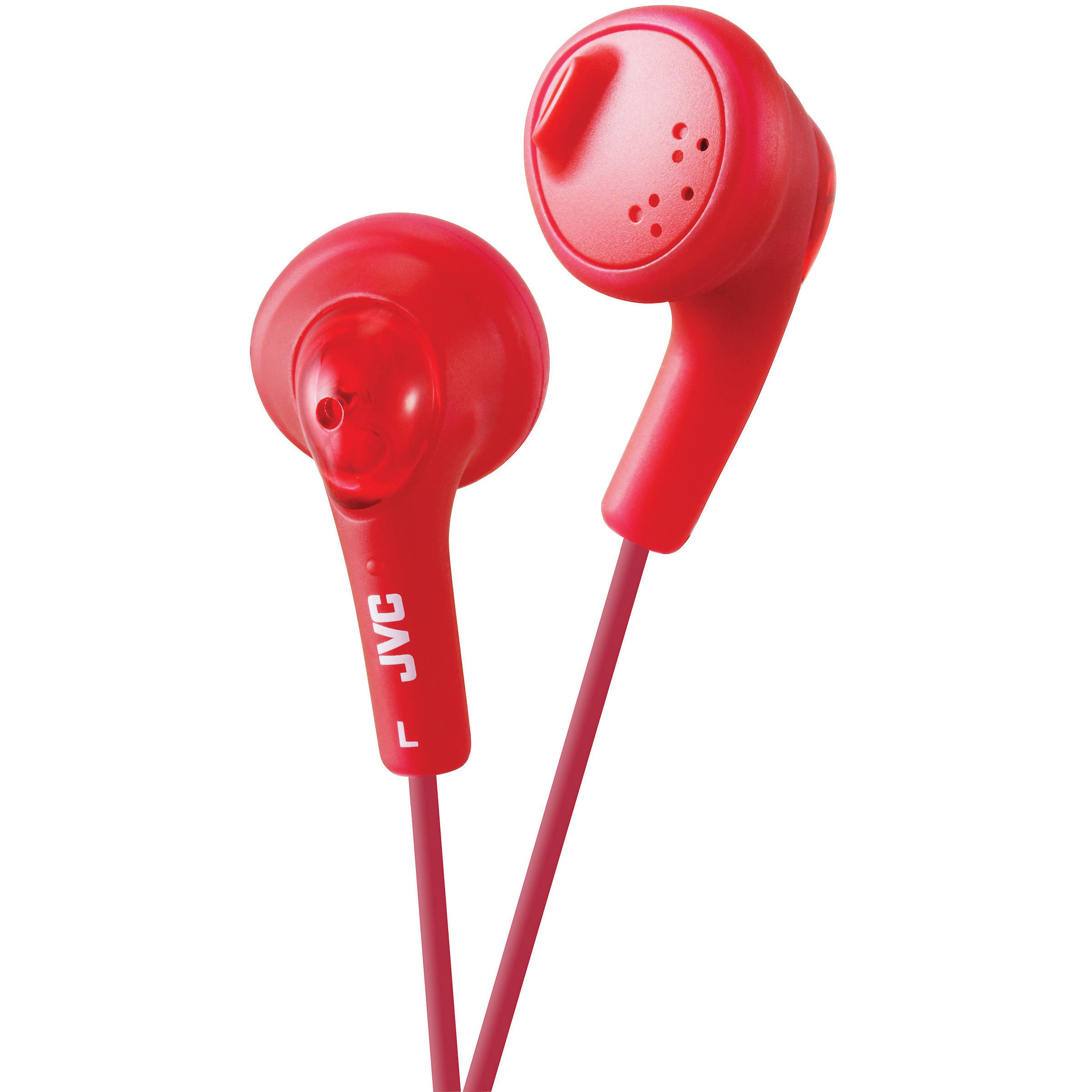 red earbuds