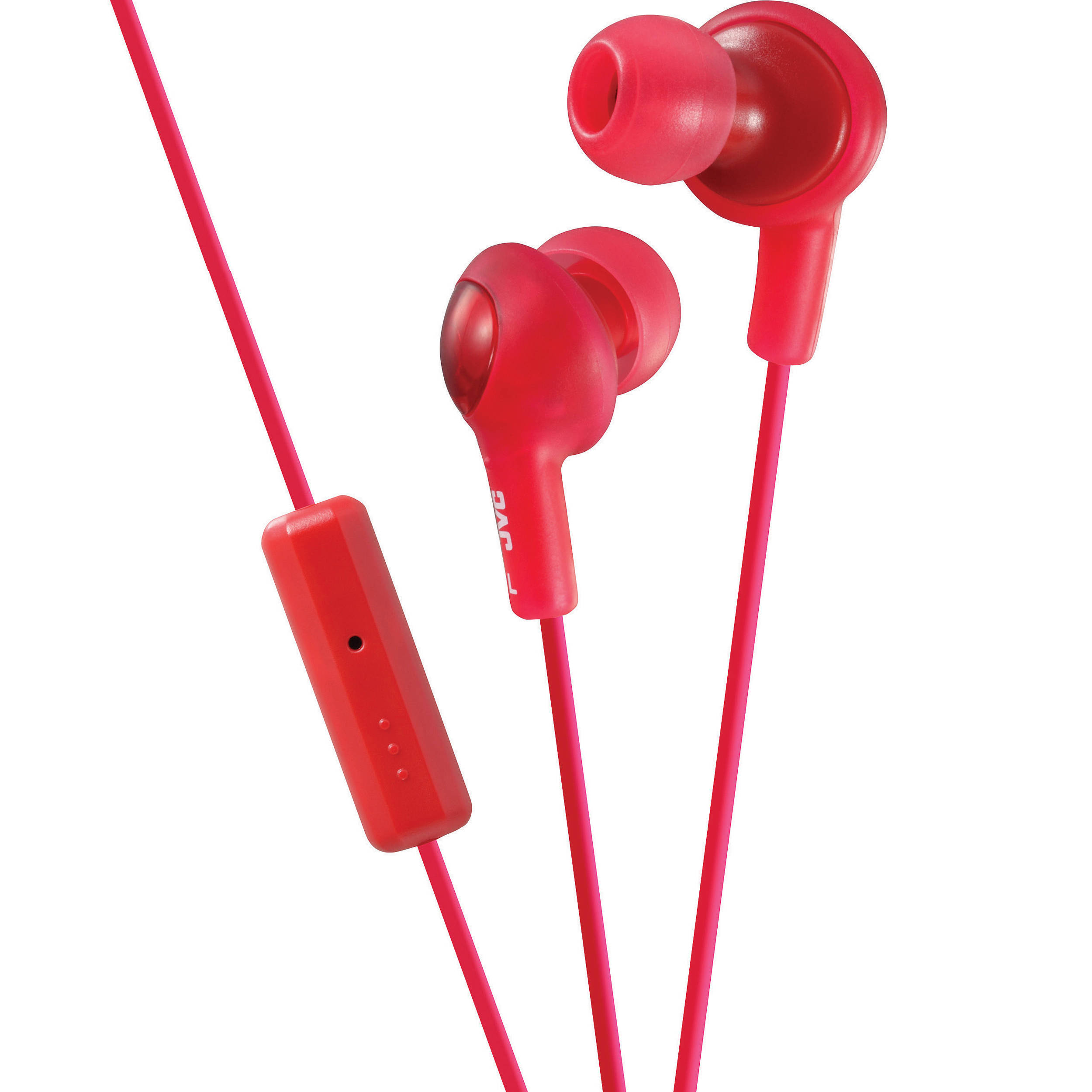 red earbuds