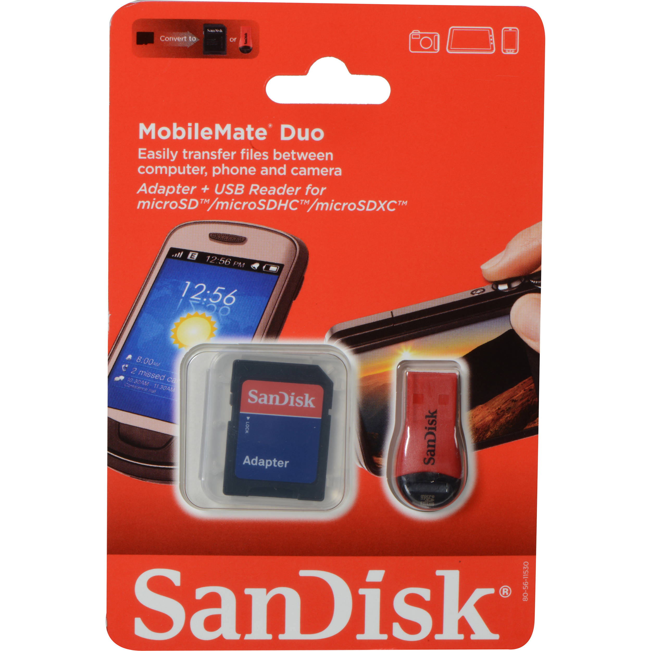 Sandisk Micro Sd To Sd Adapter Sddrk 121 6 B H Photo Video
