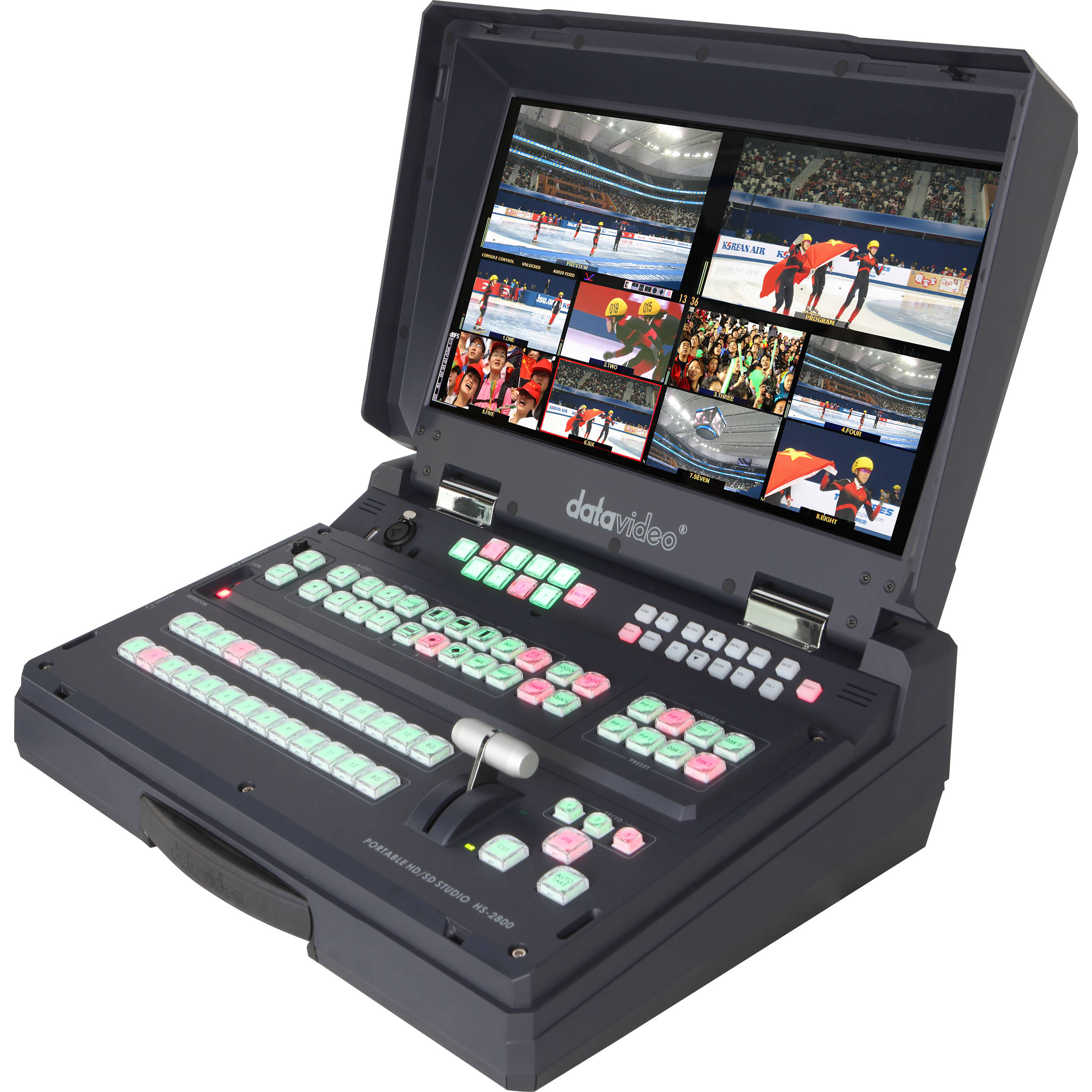 Datavideo Hs 2800 Hand Carried Hd Sd Mobile Studio Hs 2800 12