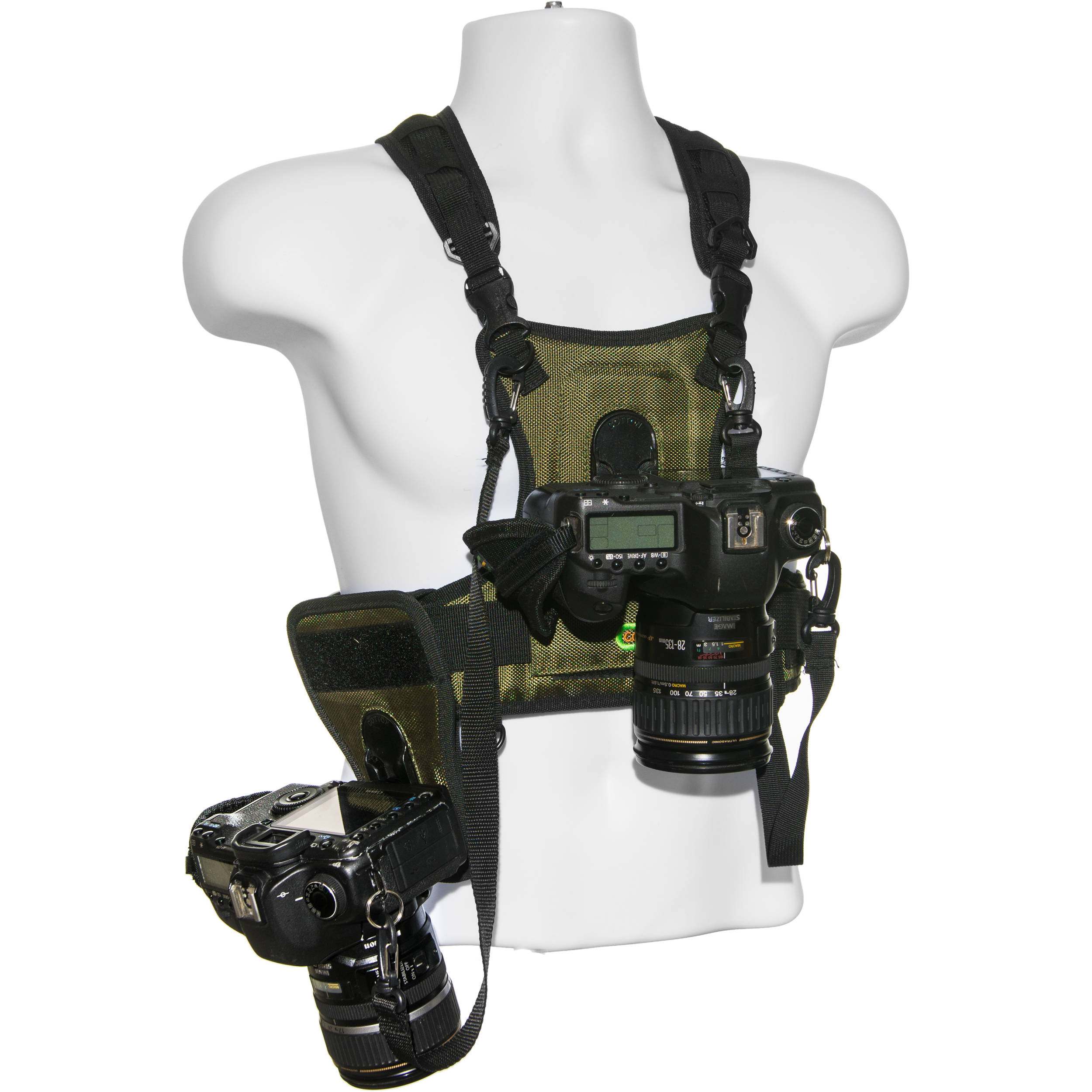 Cotton Carrier Camera Vest With Side Holster 124 Rtl D Green B H Cotton Carrier Camera Vest With Side Holster 124 Rtl D Green B H