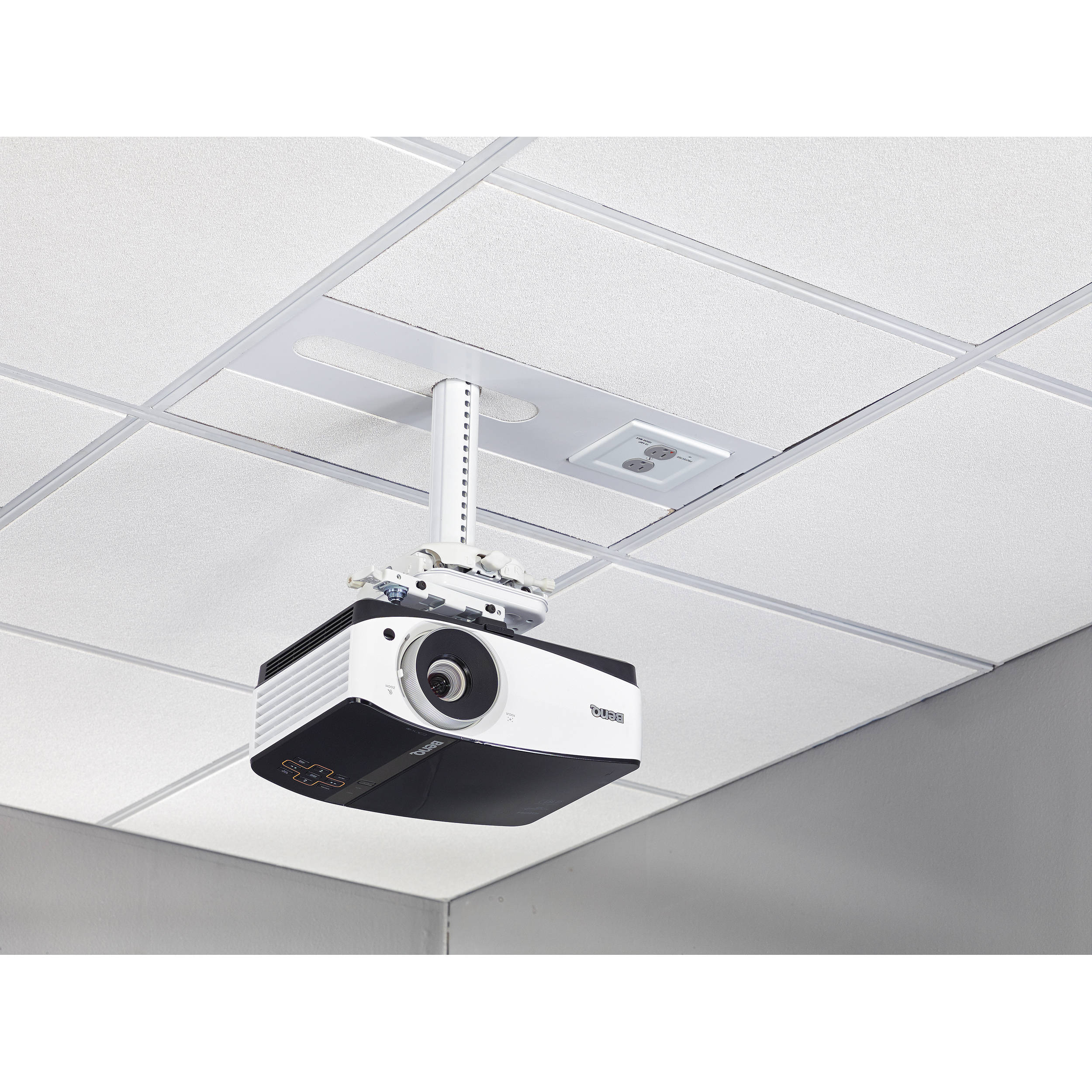 Chief Suspended Ceiling Projector System With 2 Gang Sysauwp2