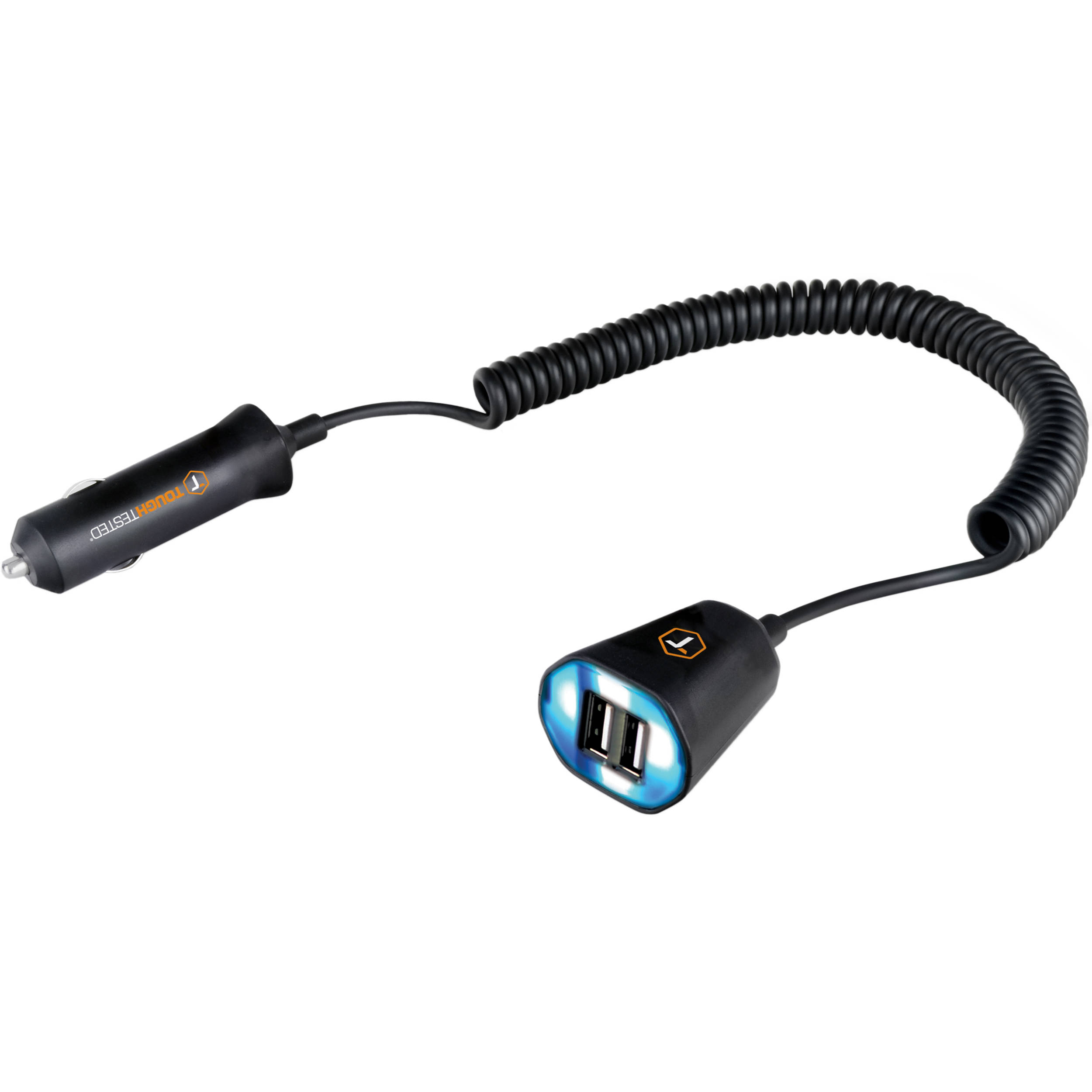 Toughtested Power Extender 3 1a Dual Port Usb Car Tt Pxt 2u B H