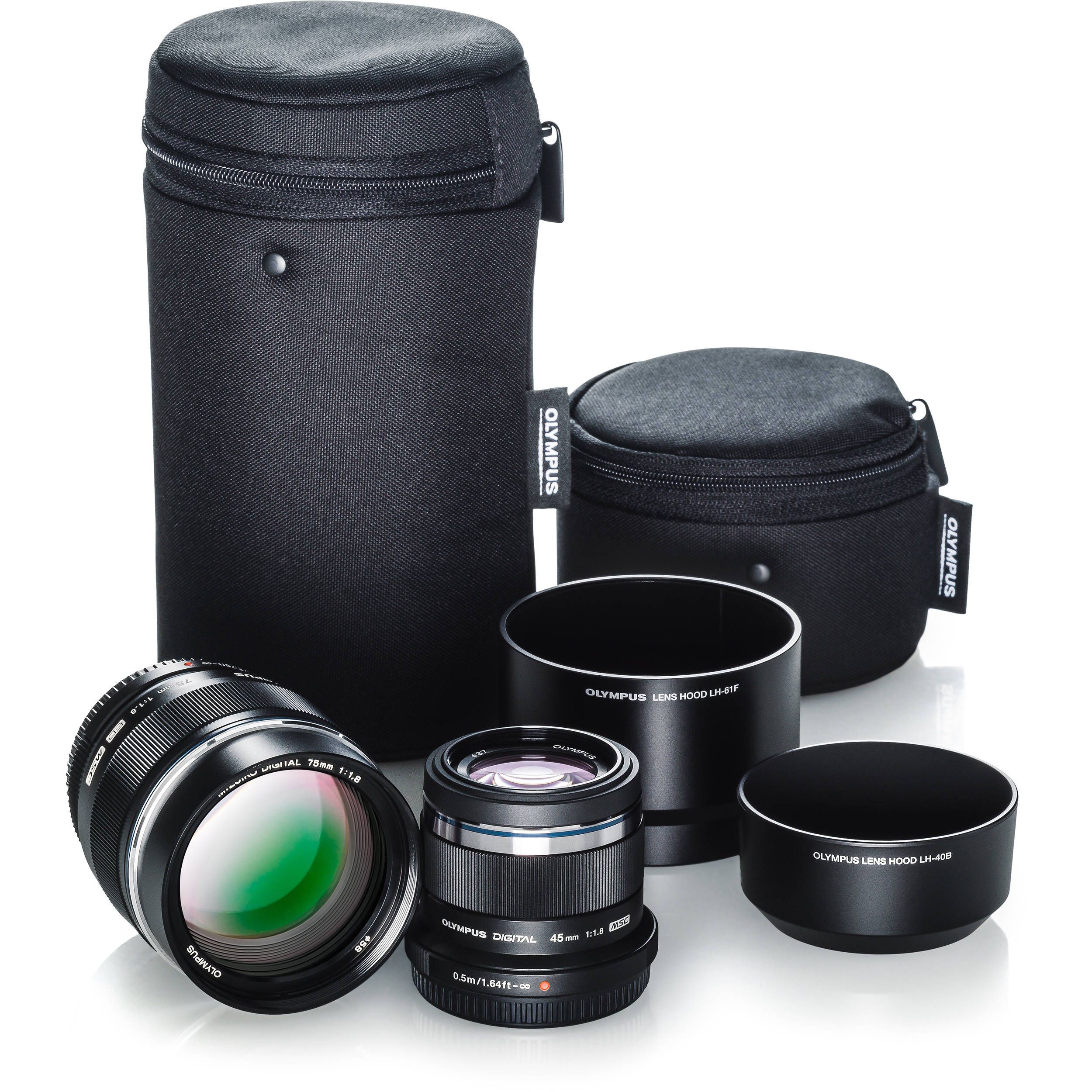 Olympus Portrait Lens Kit With 45mm F 1 8 And 75mm Vbu010