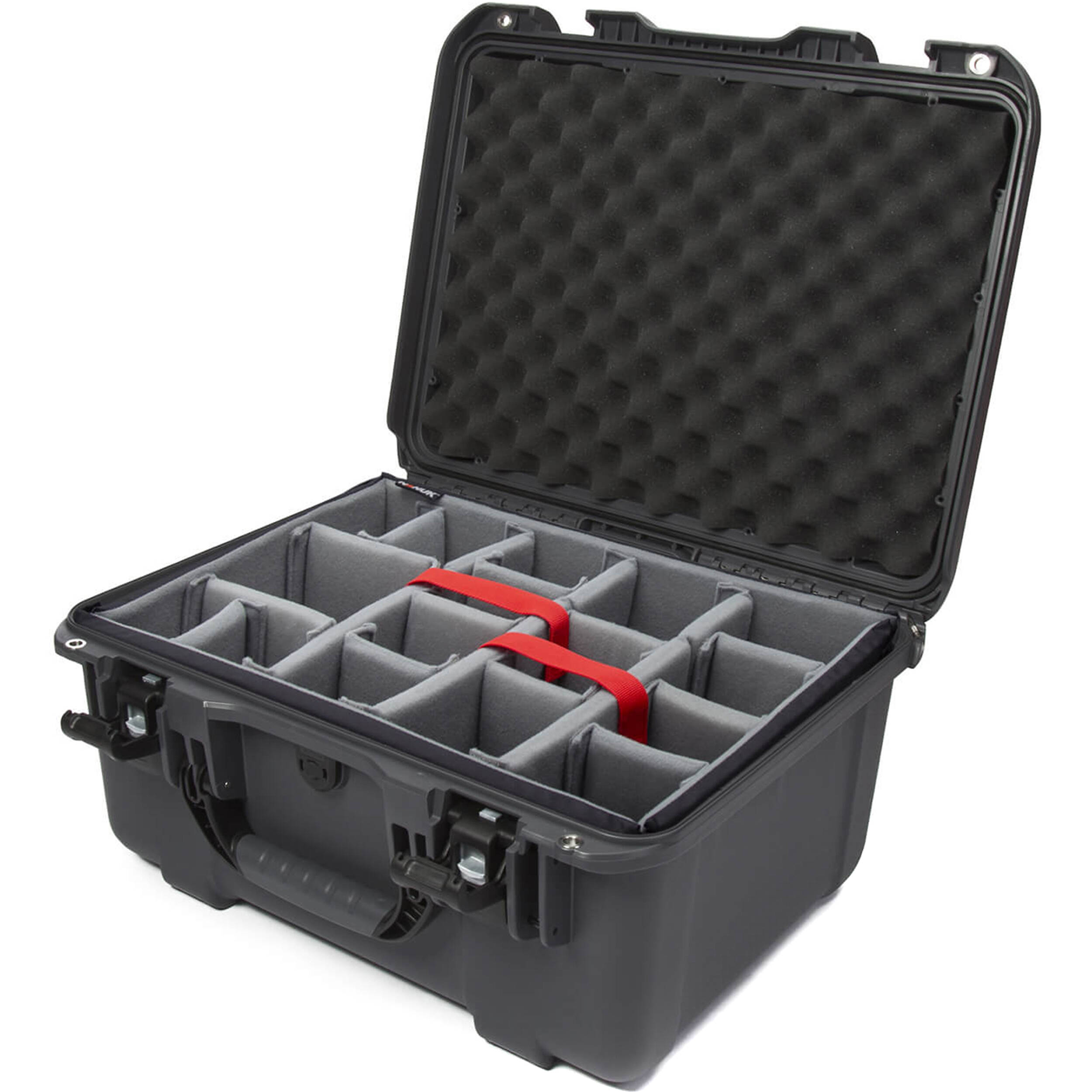 Graphite Nanuk 933 Waterproof Hard Case with Padded Dividers