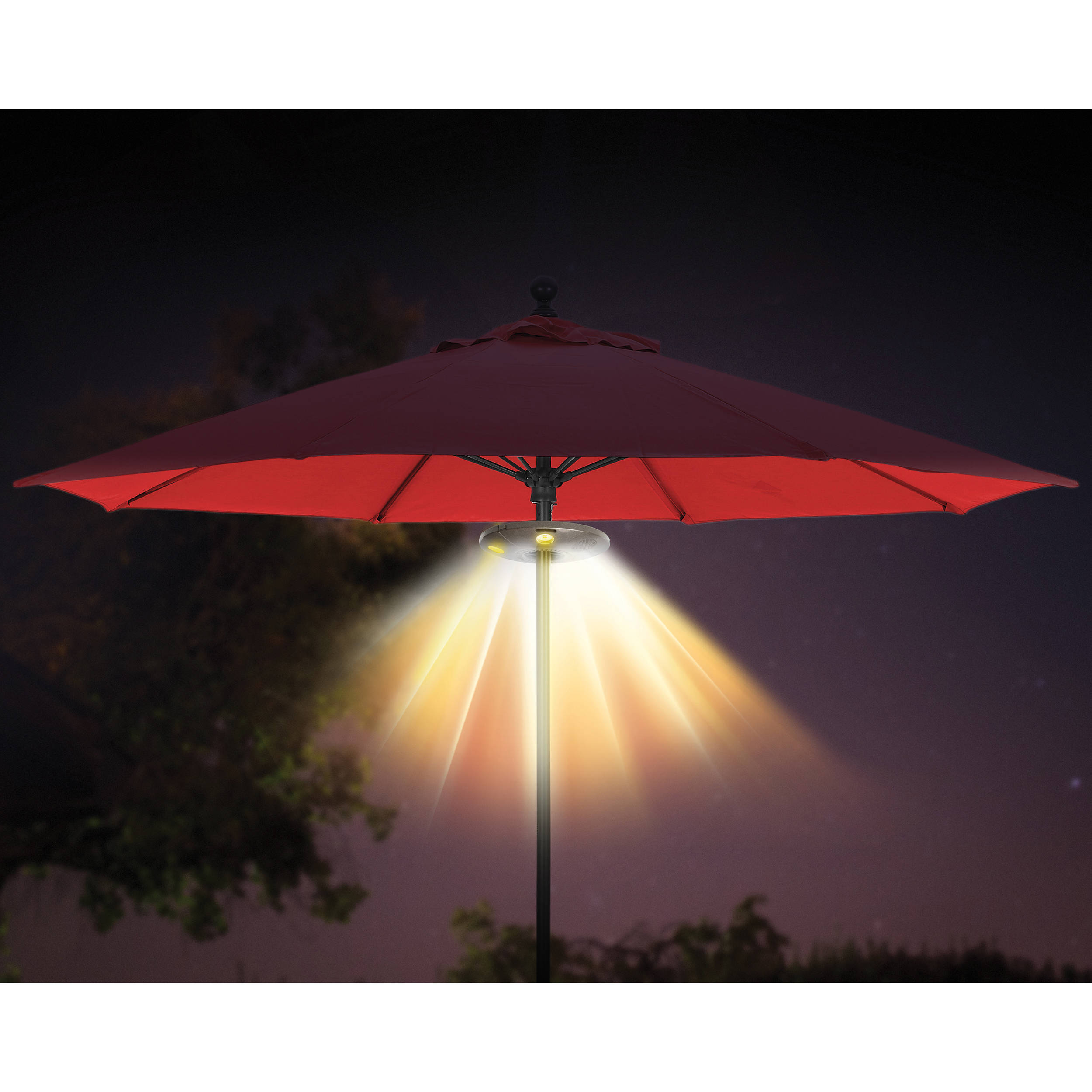 Ion Audio Patio Mate Umbrella Light With Bluetooth Stereo Isp50