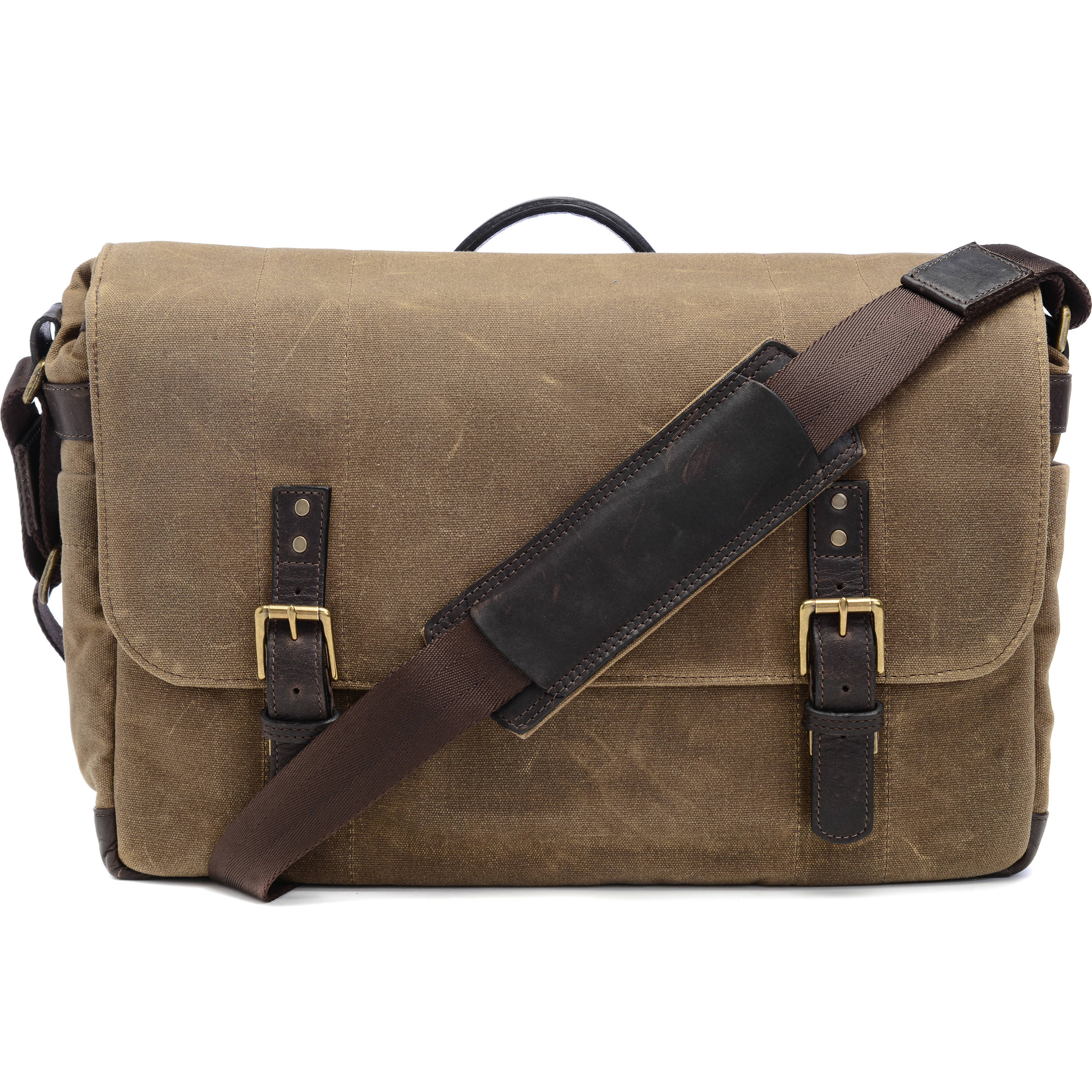 waxed messenger bag