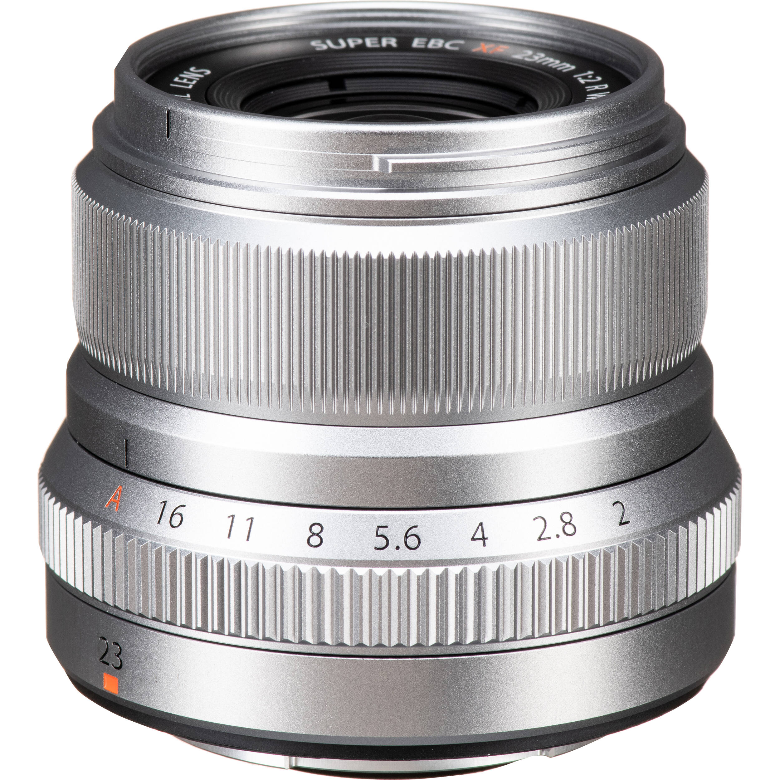 Silver Fujinon XF50mmF2 R WR Lens