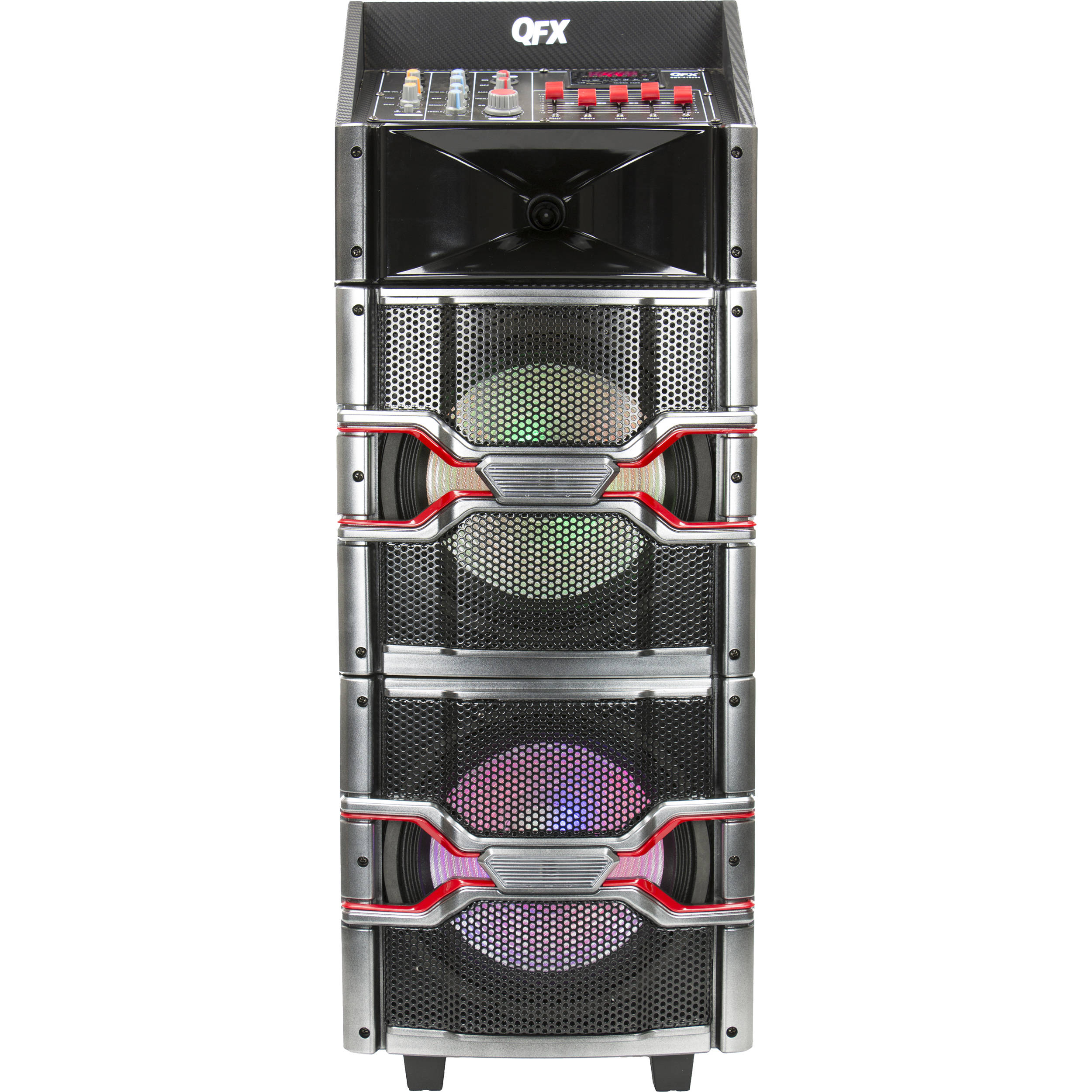 qfx 2x10 portable party speaker