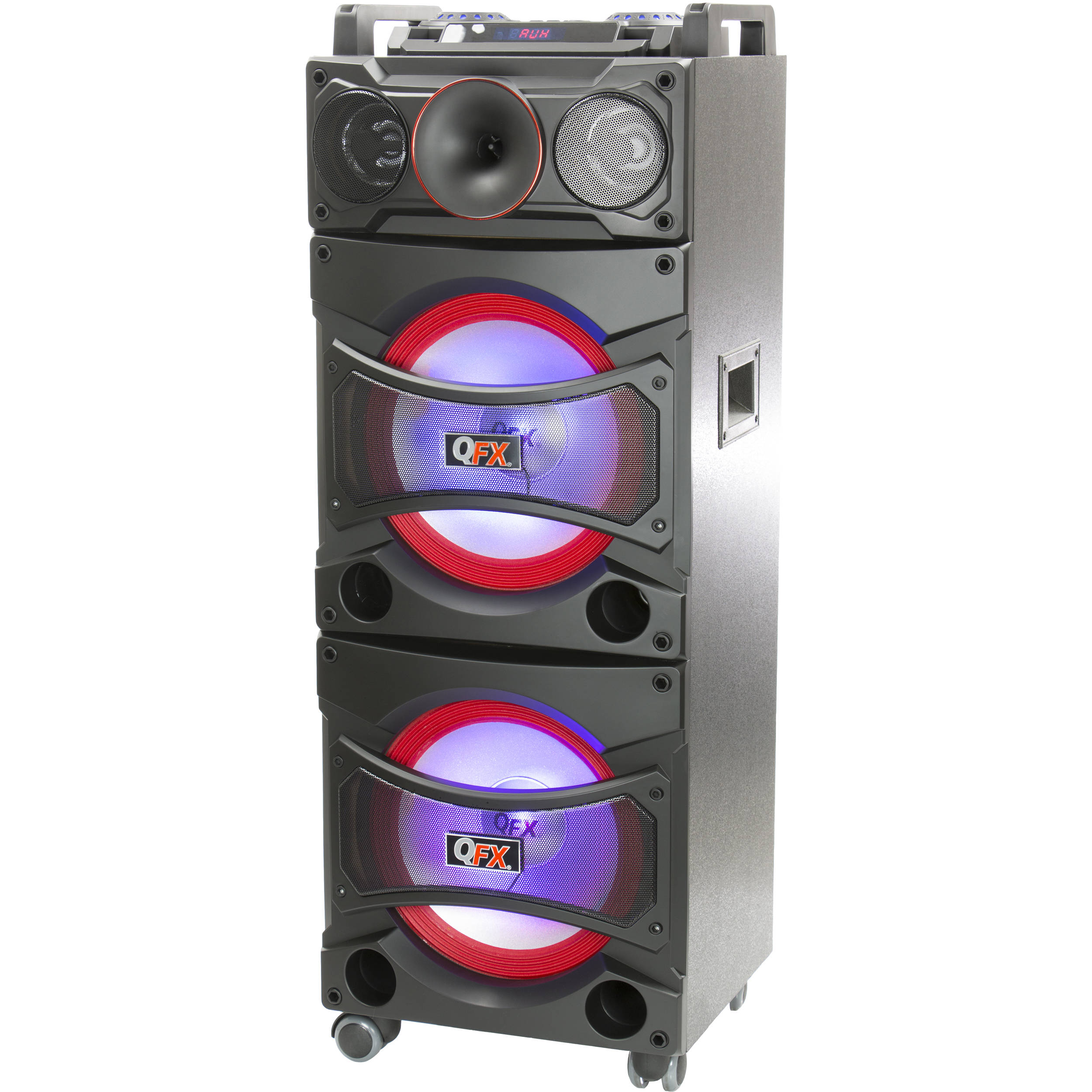 Qfx 5600w Cabinet Bluetooth Speaker With Built In Sbx 91230 B H