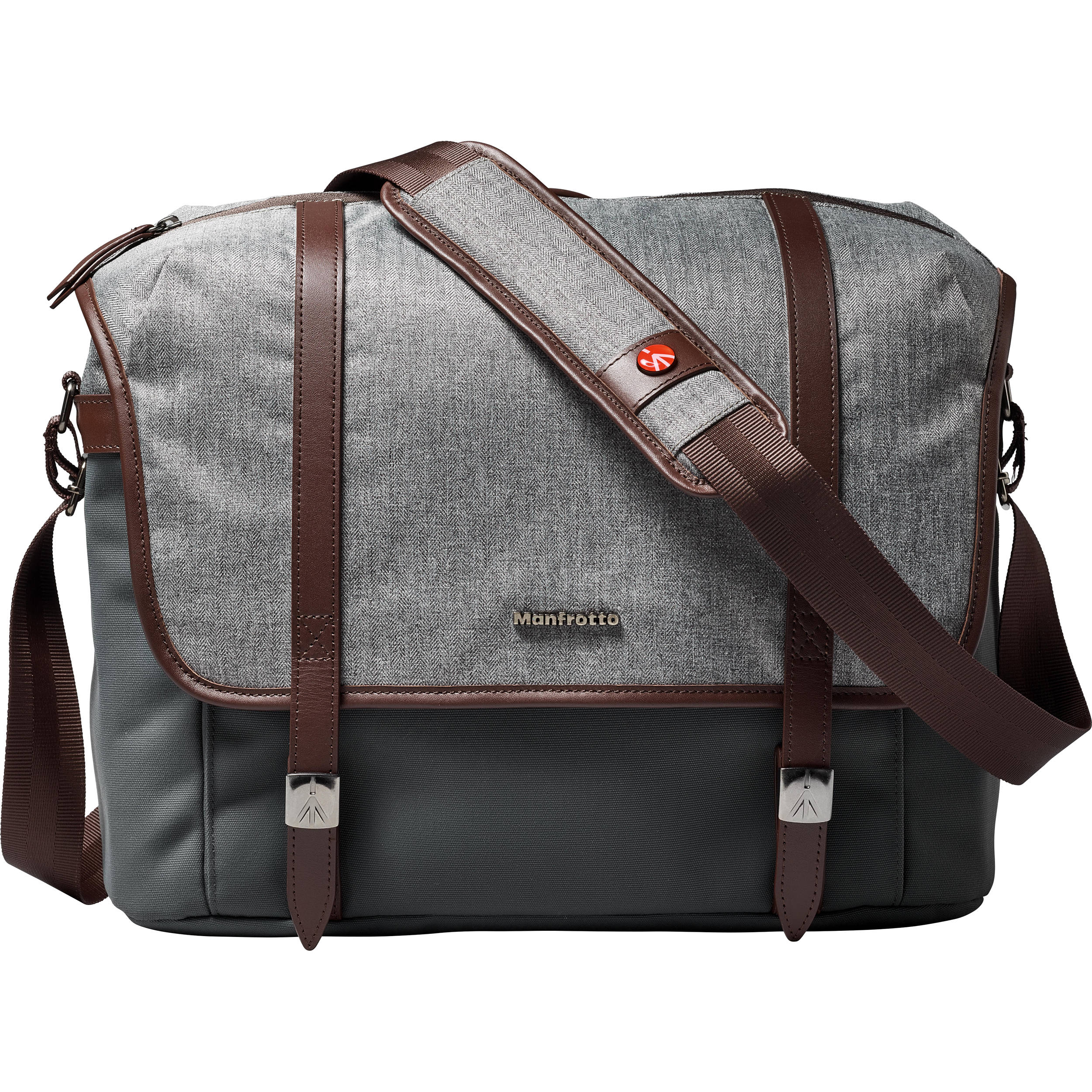 Manfrotto Windsor Camera Messenger Bag Medium Gray