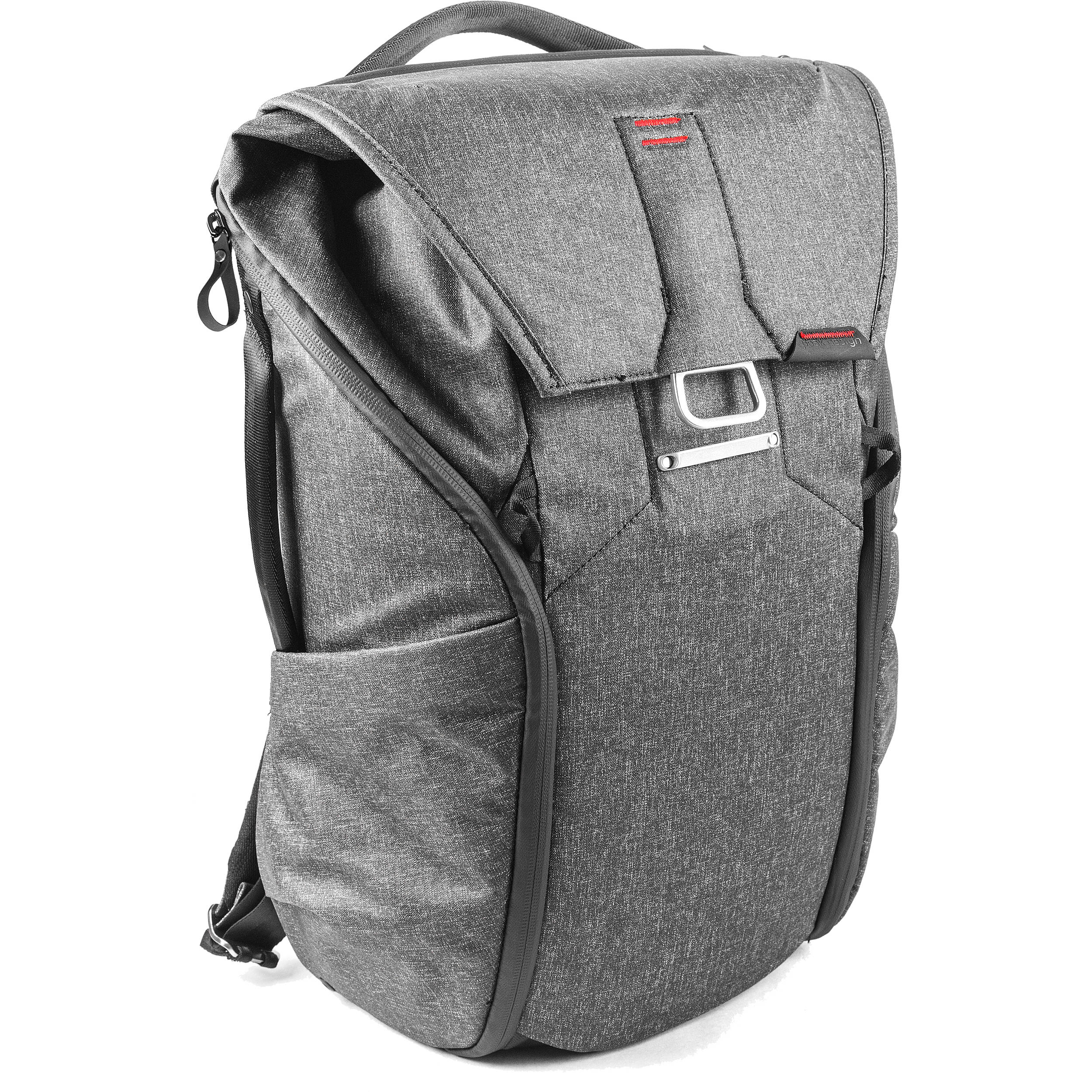 charcoal grey backpack