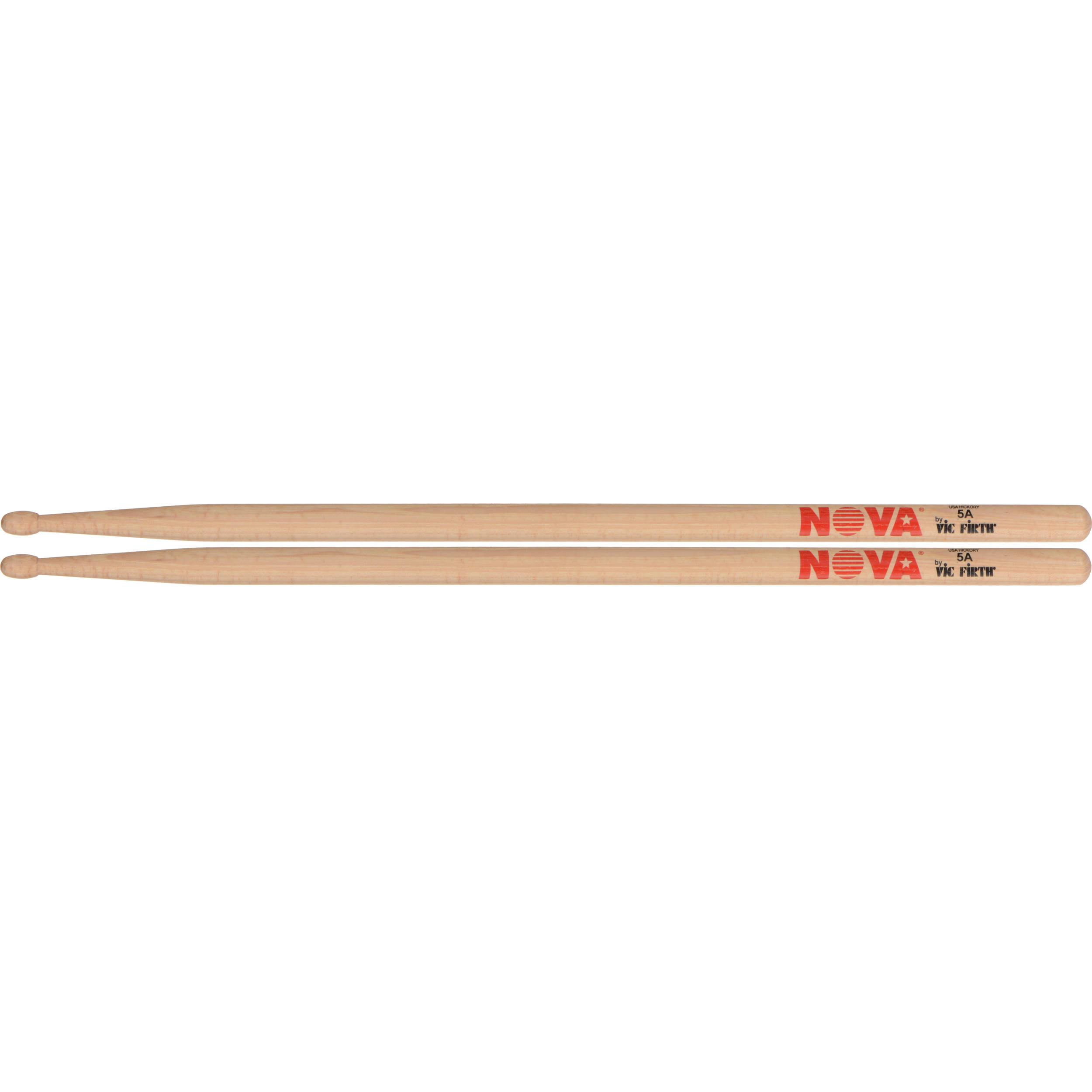 Nylon Tip, 1 Pair Vic Firth 5A Nova Drum Sticks
