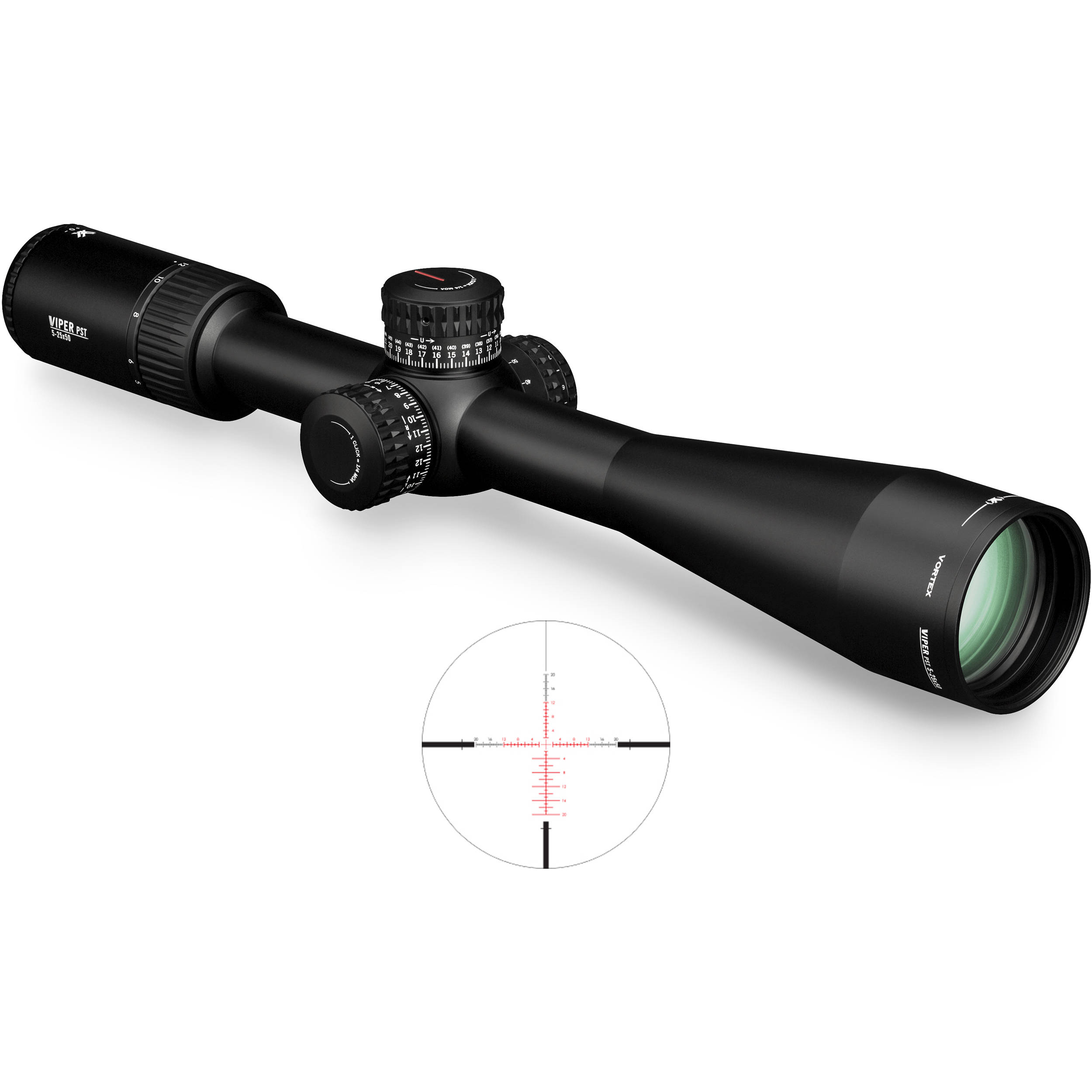 Vortex 5 25x50 Viper Pst Gen Ii Riflescope Pst 5251 B H Photo