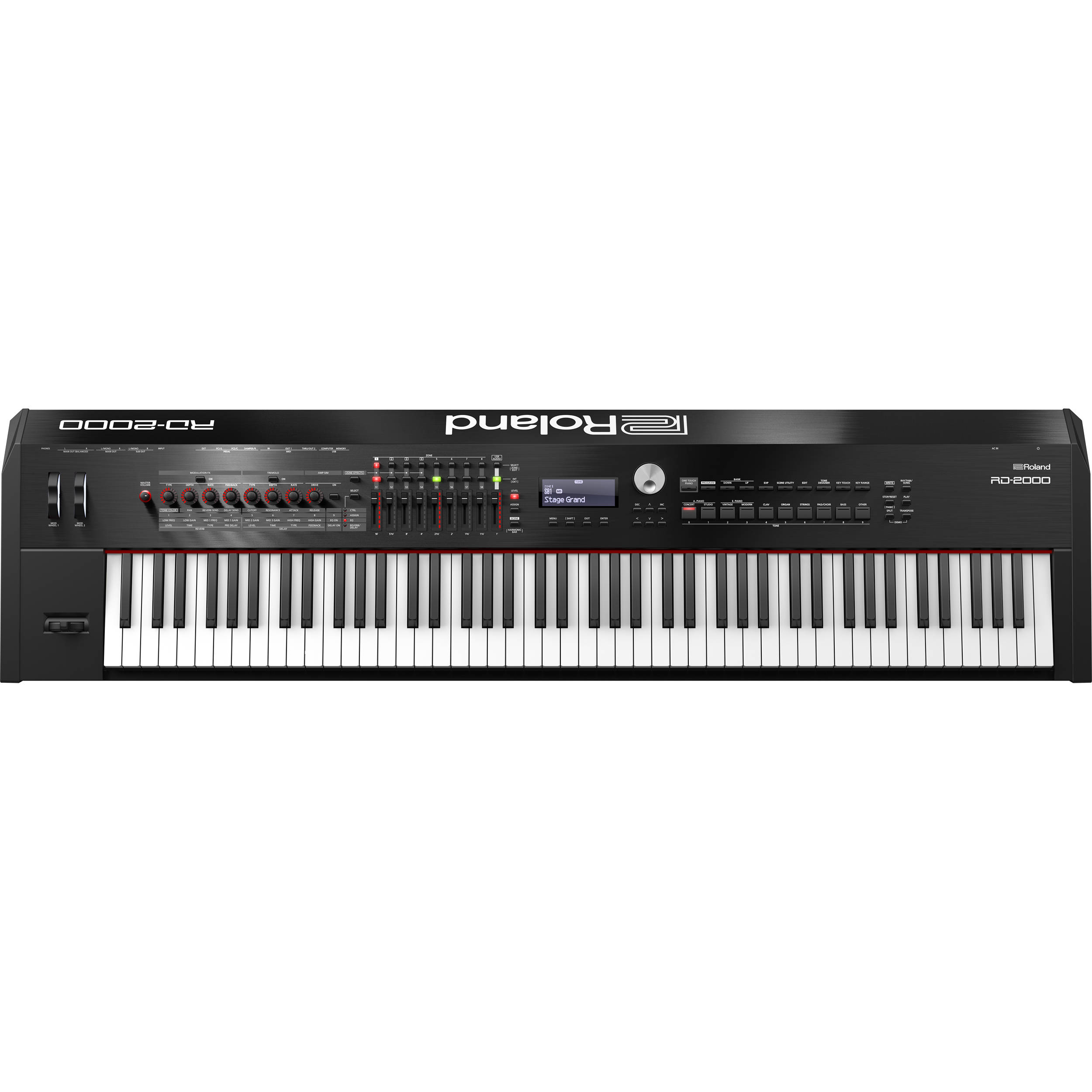 Roland Rd 00 Key Digital Stage Piano With Bench Stand And