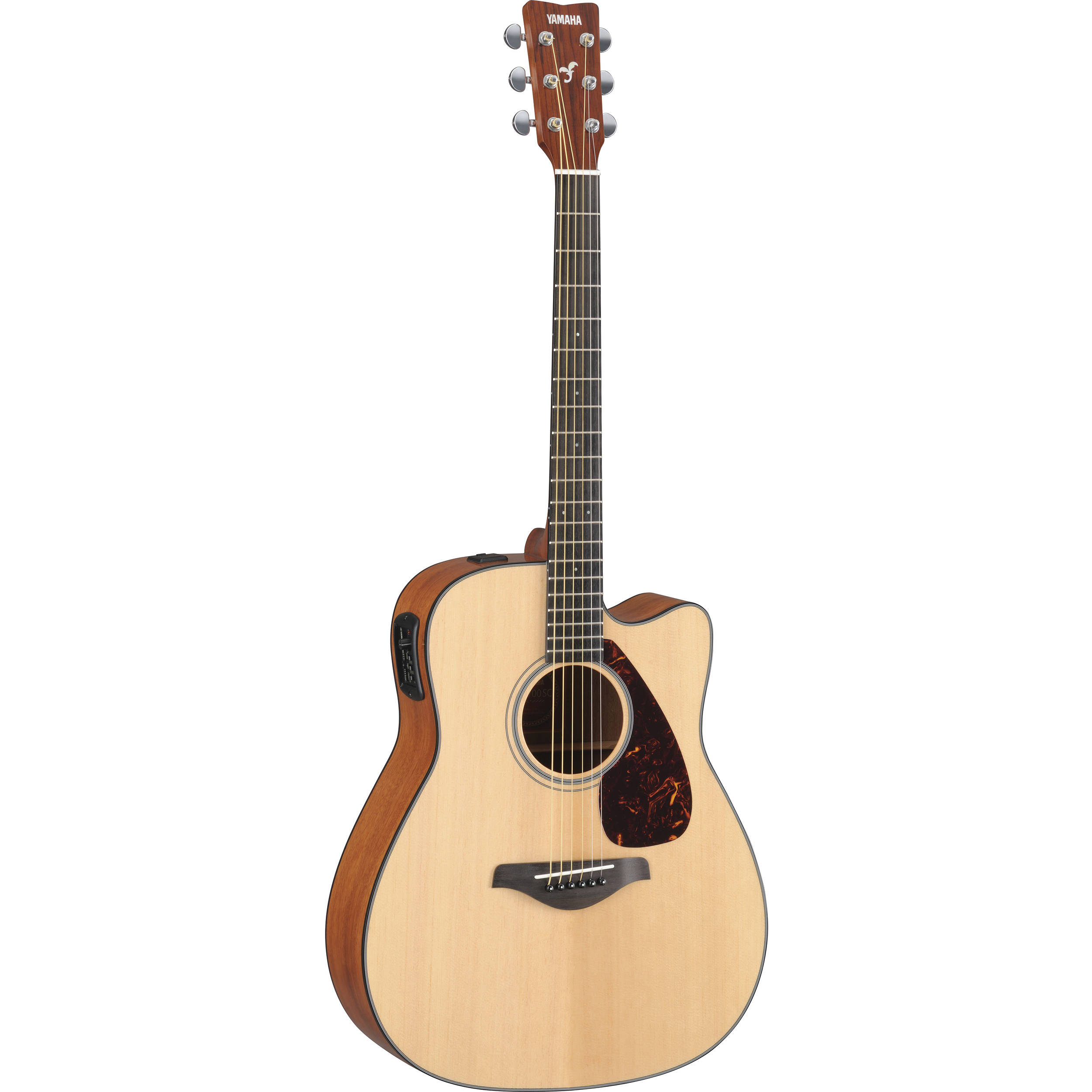 Yamaha Fgx700sc Solid Top Acoustic Electric Cutaway Fgx700sc B H