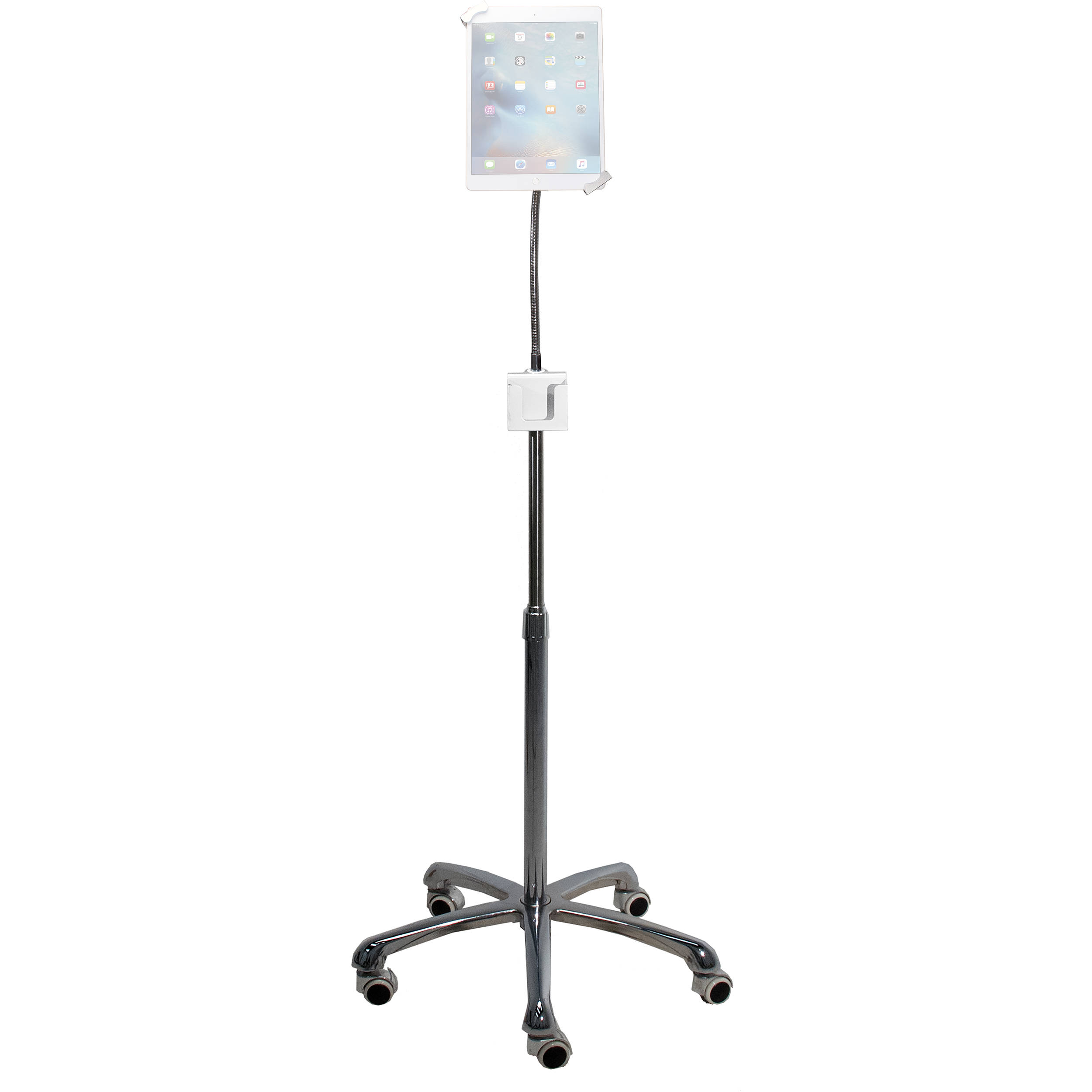 Cta Digital Heavy Duty Security Gooseneck Floor Stand Pad Shfs