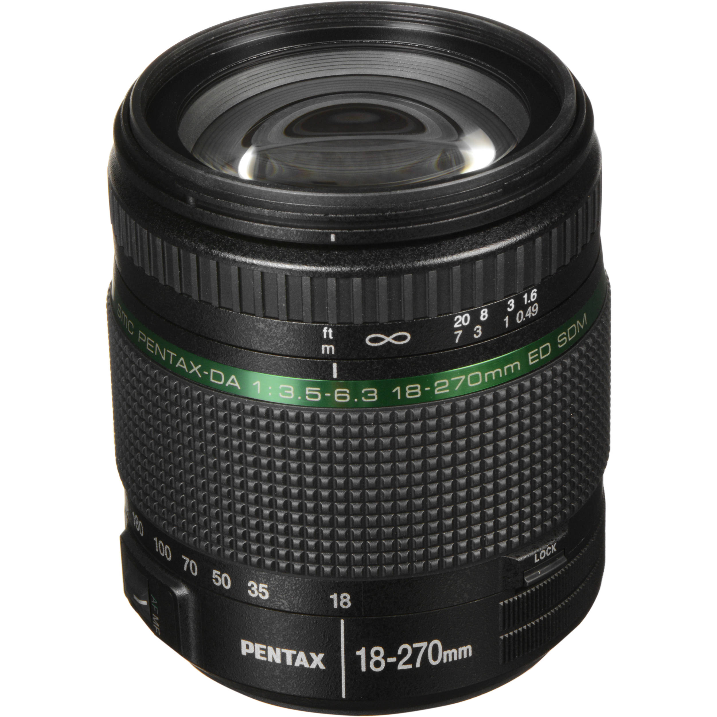 Pentax Smc Pentax Da 18 270mm F 3 5 6 3 Ed Sdm Lens B H