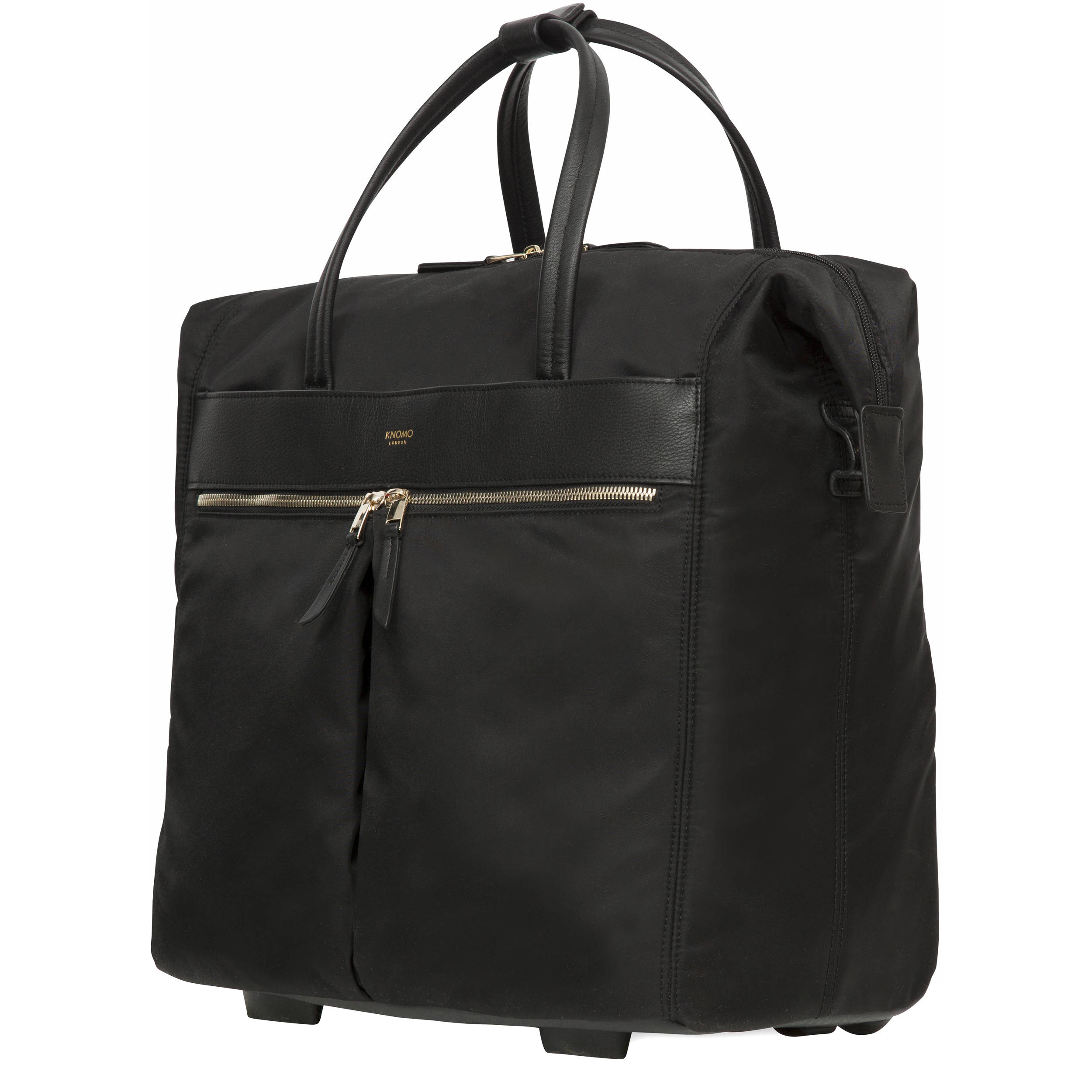 Knomo Usa Sedley Wheeled Travel Tote For 15 Laptop Black Knomo Usa Sedley Wheeled Travel Tote For 15 Laptop Black