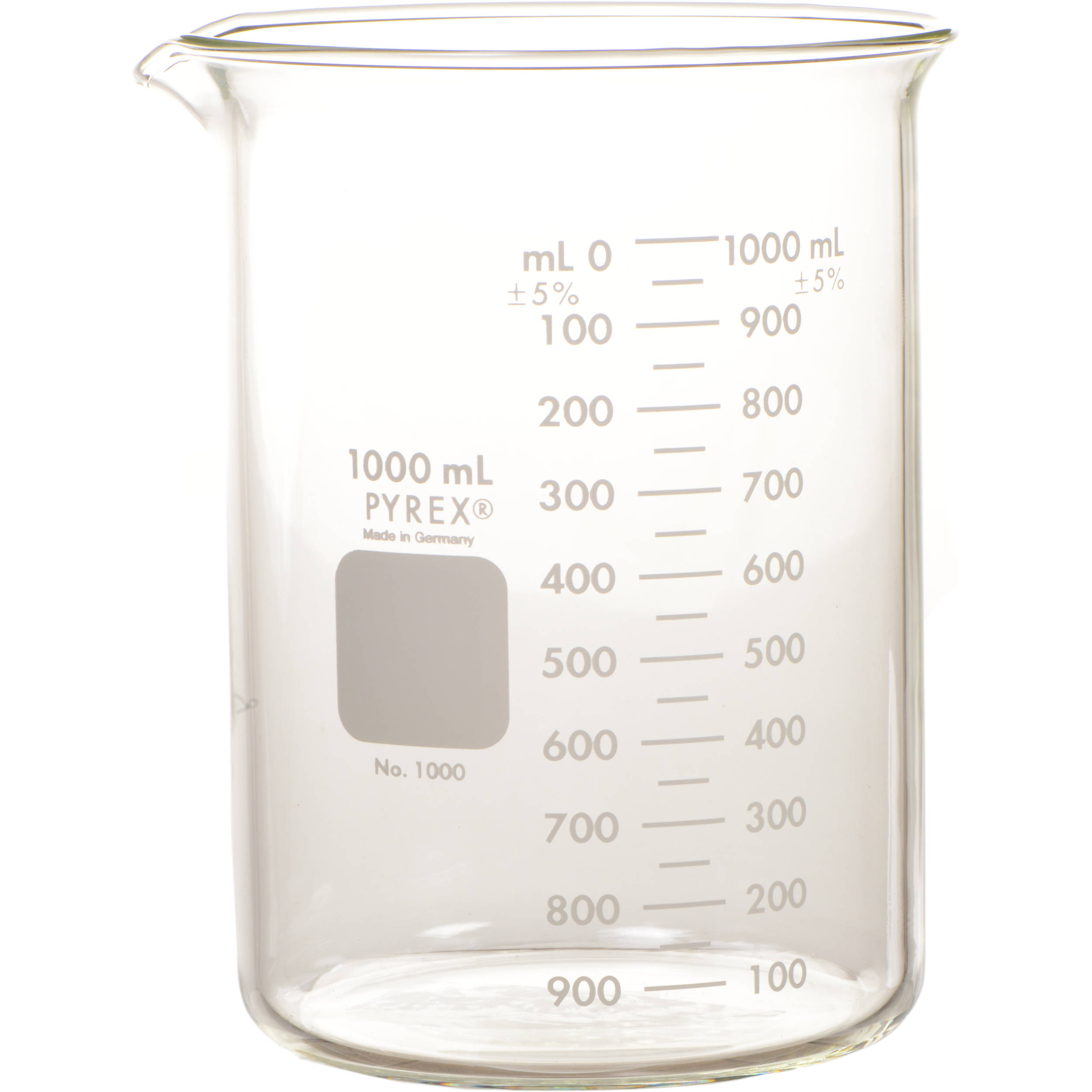 Photographers Formulary Glass Beaker 1000ml 09 0105 B H Photo