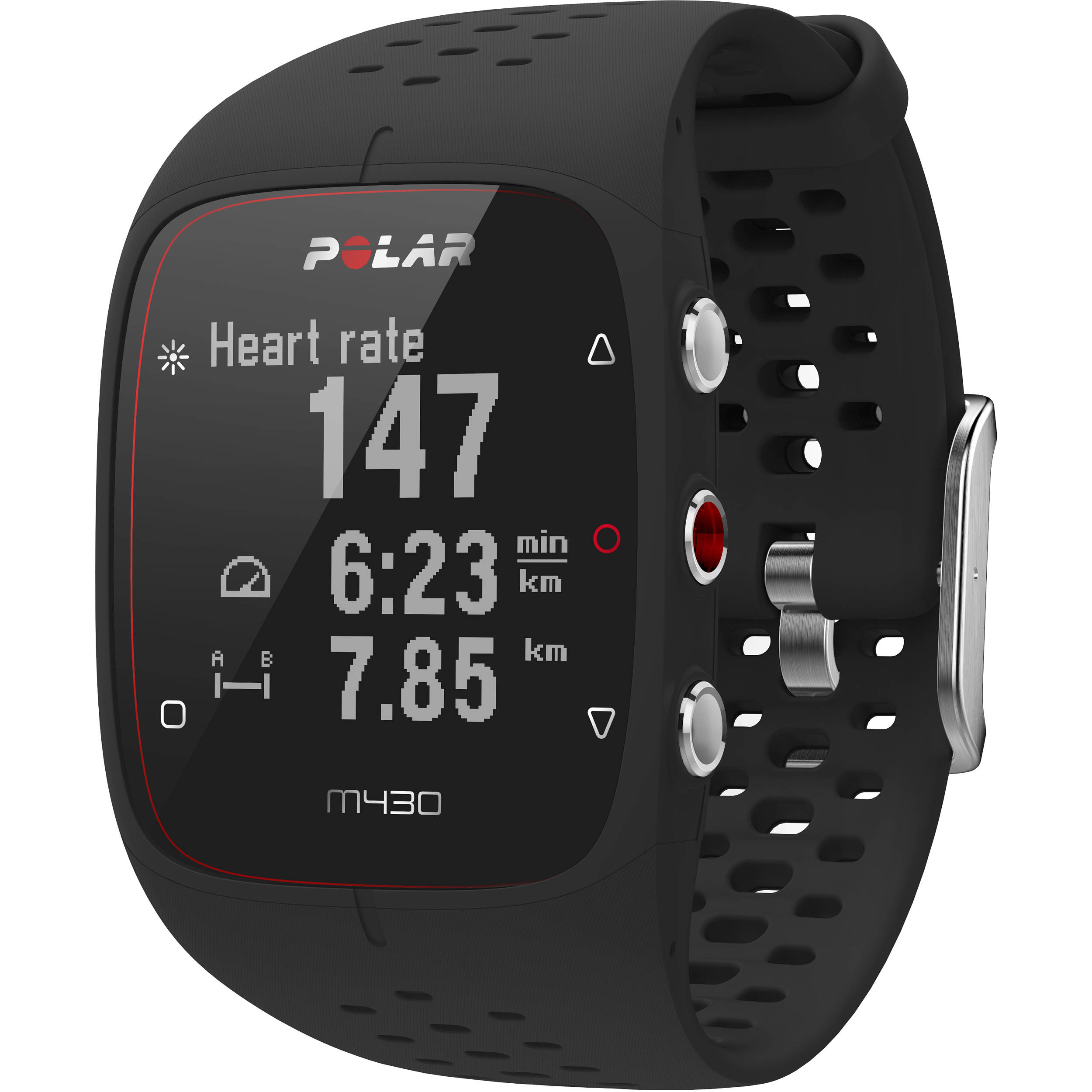 Polar M430 Running Watch (Black 