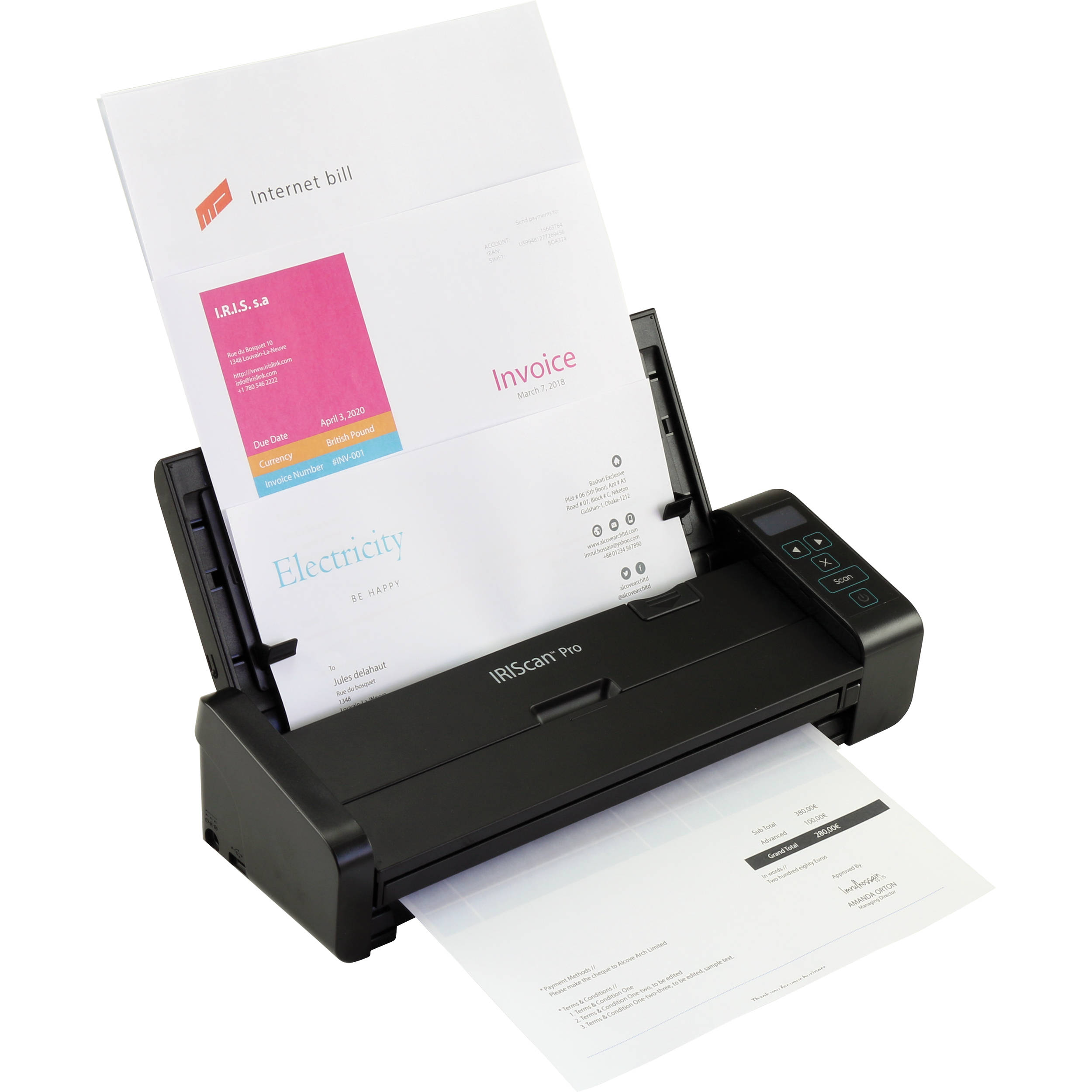 Iris Iriscan Pro 5 Duplex Desktop Scanner 459035 B H Photo Video