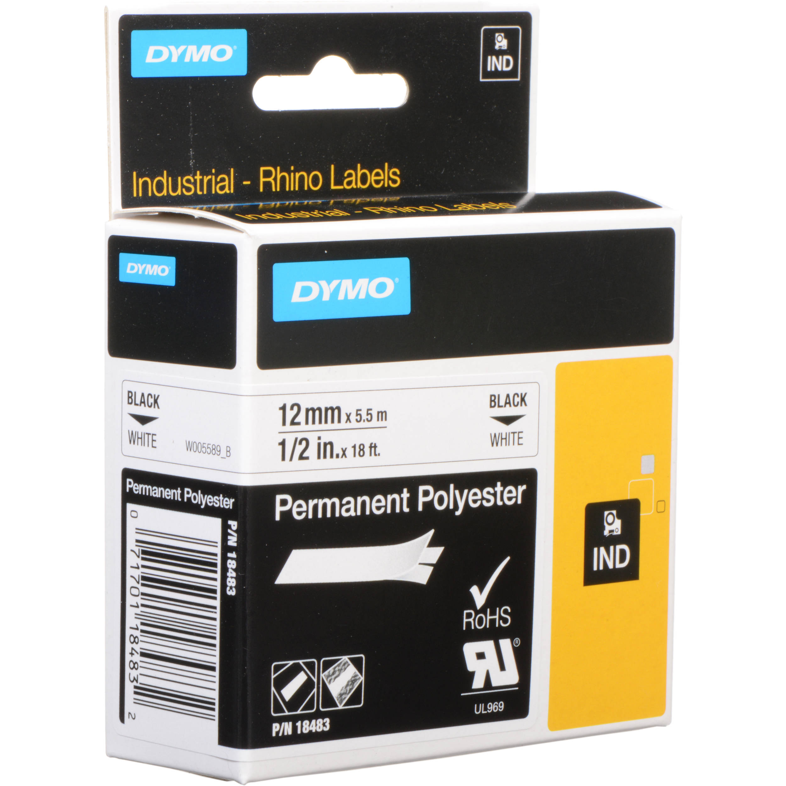 dymo polyester labels