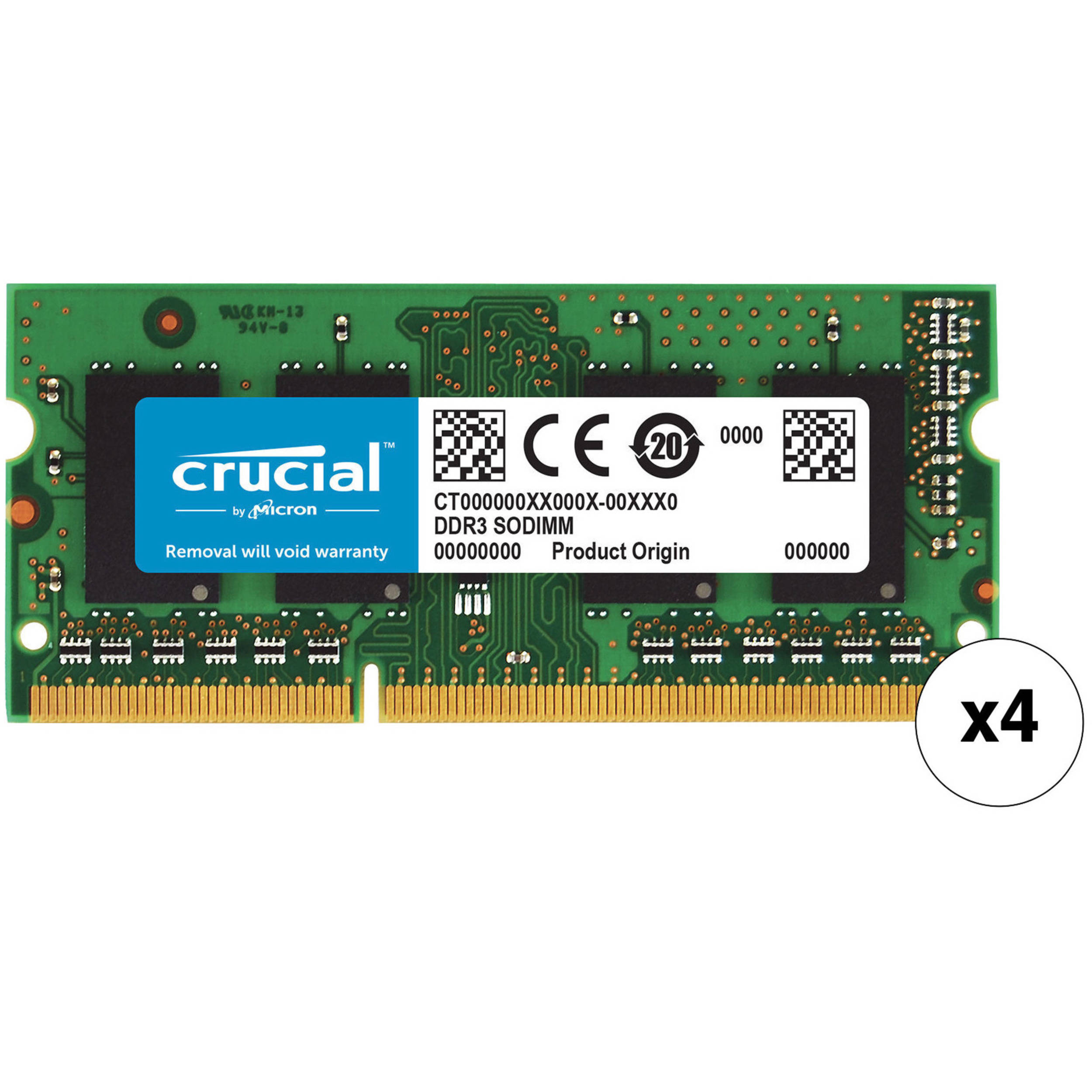 Crucial Ddr3 1600 Mhz So Dimm Memory Module Kit Ct8g3s160bm B H