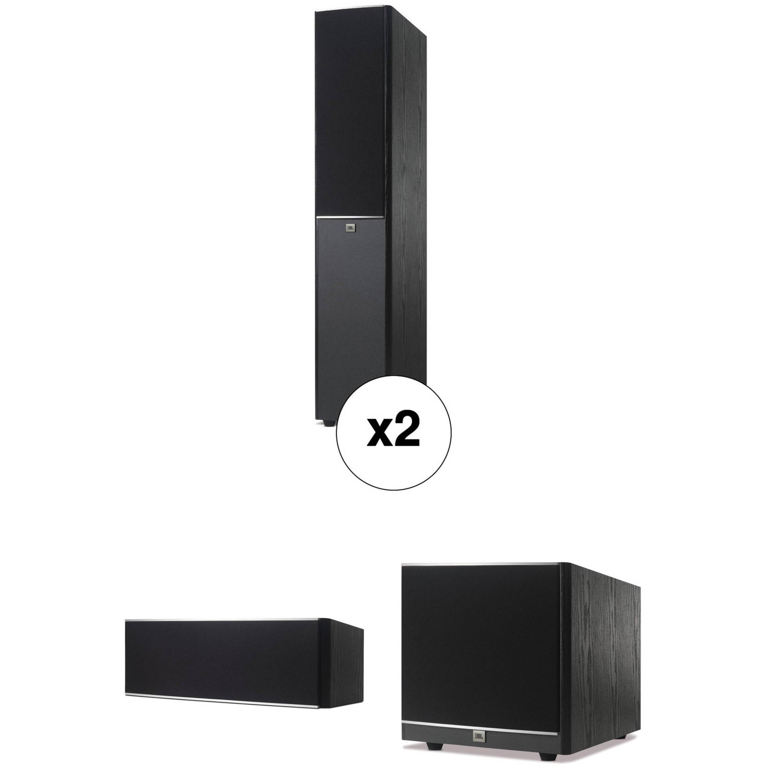 Jbl Arena Dual 7 Floor Standing Loudspeaker Pair B H