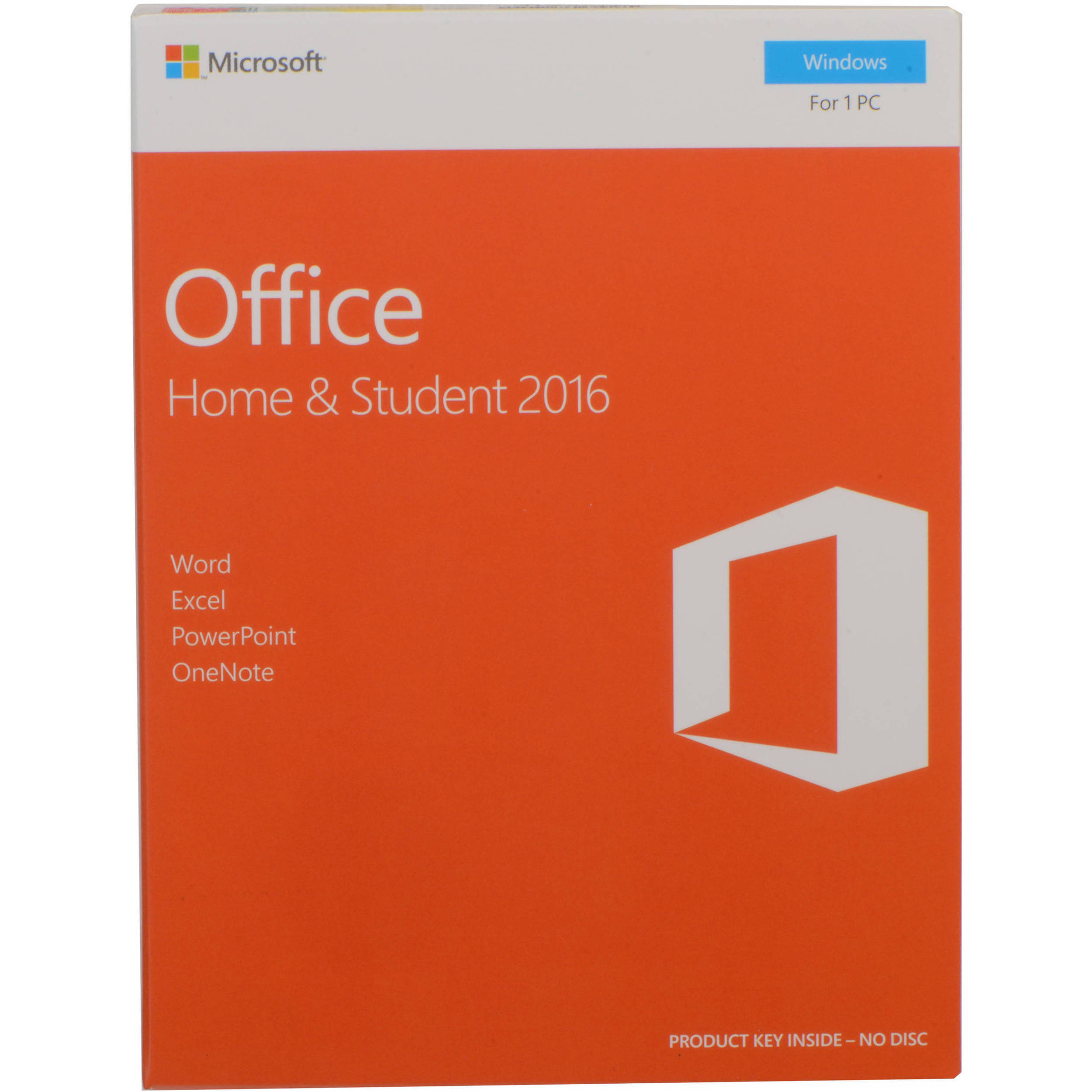 Microsoft Office Home Student 2016 Kit For Windows B H