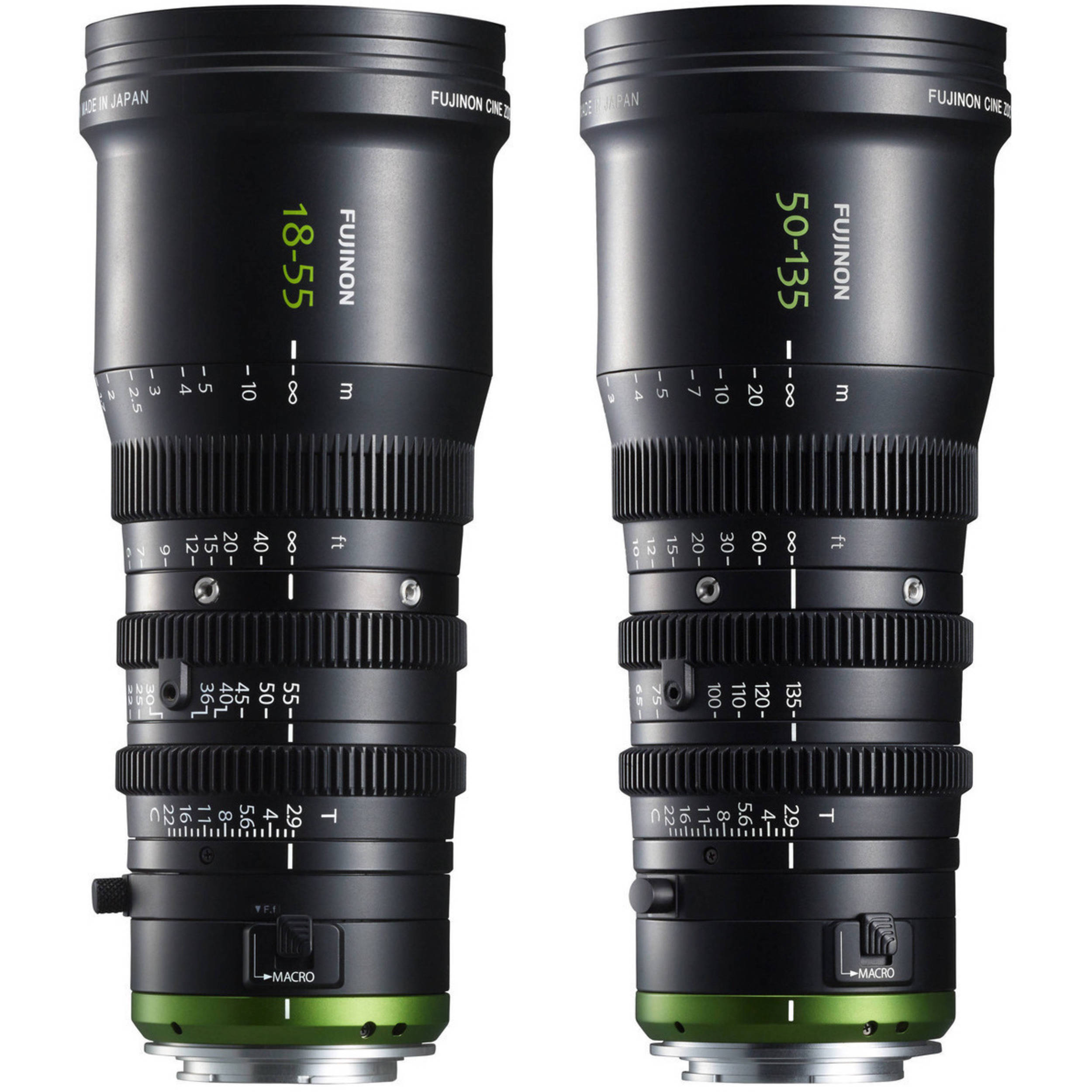Fujinon Mk18 55 Mk50 135 T2 9 Cine Style Lens Kit