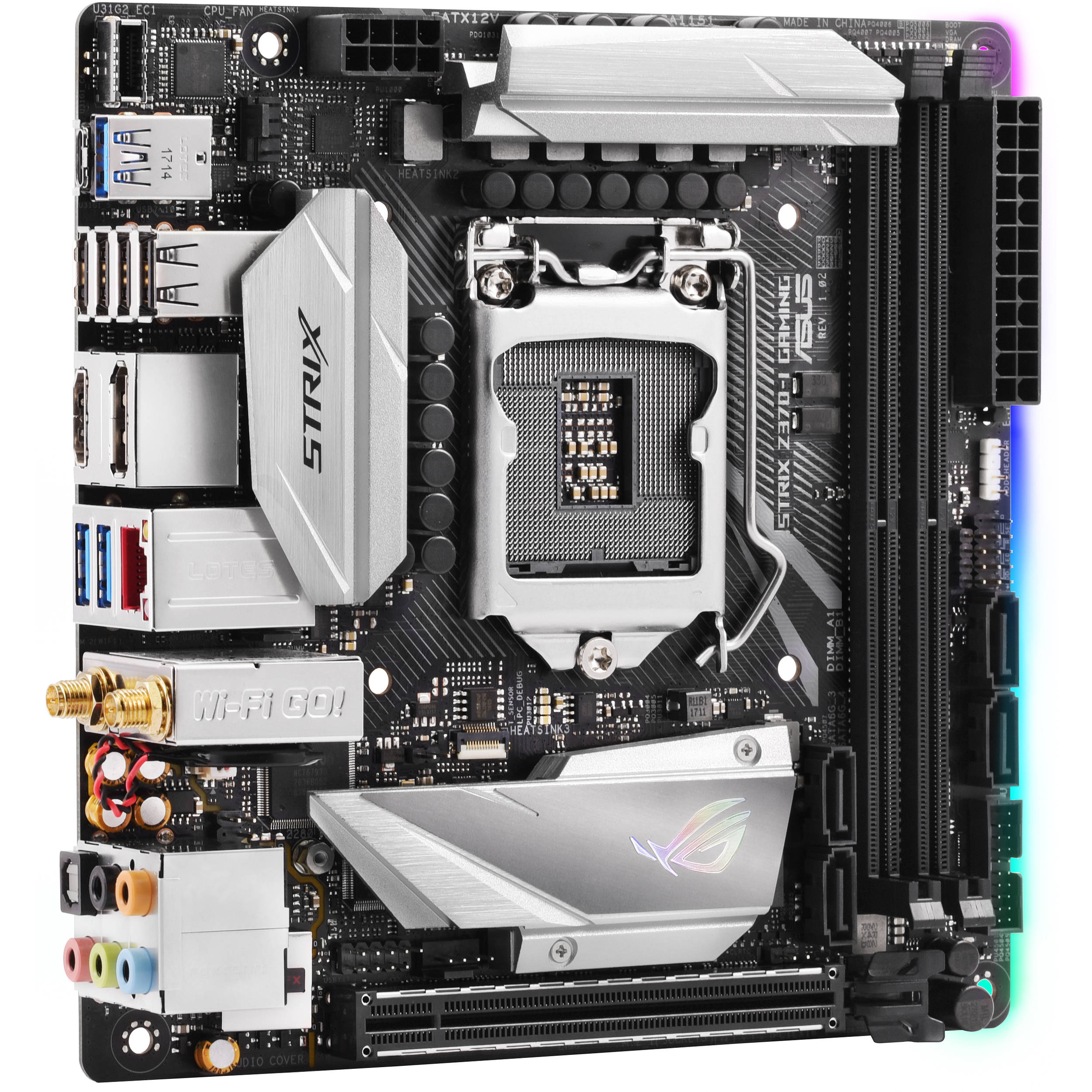 Asus Republic Of Gamers Strix Z370 I Gaming Strix Z370 I Gaming