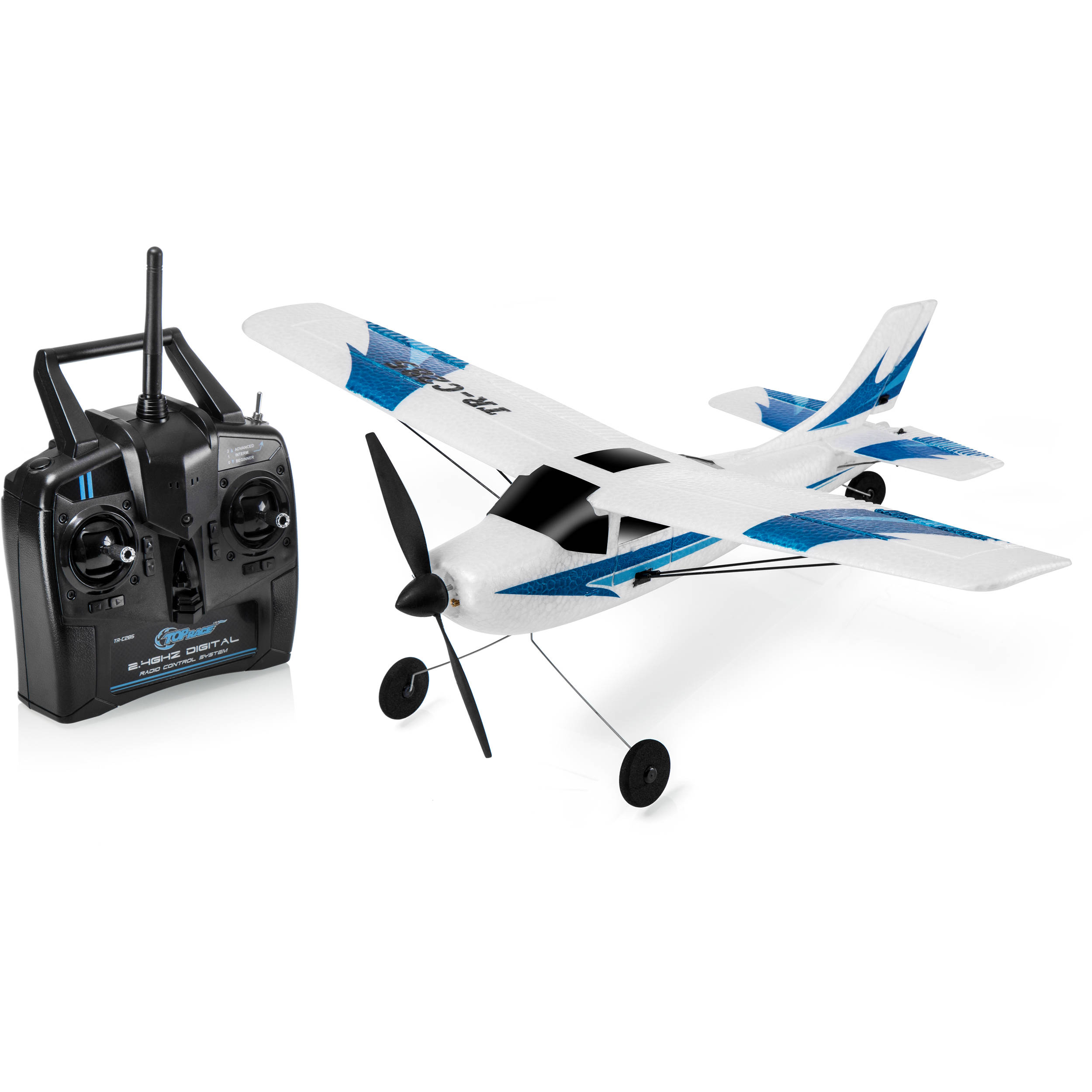 top race 3 channel remote control airplane