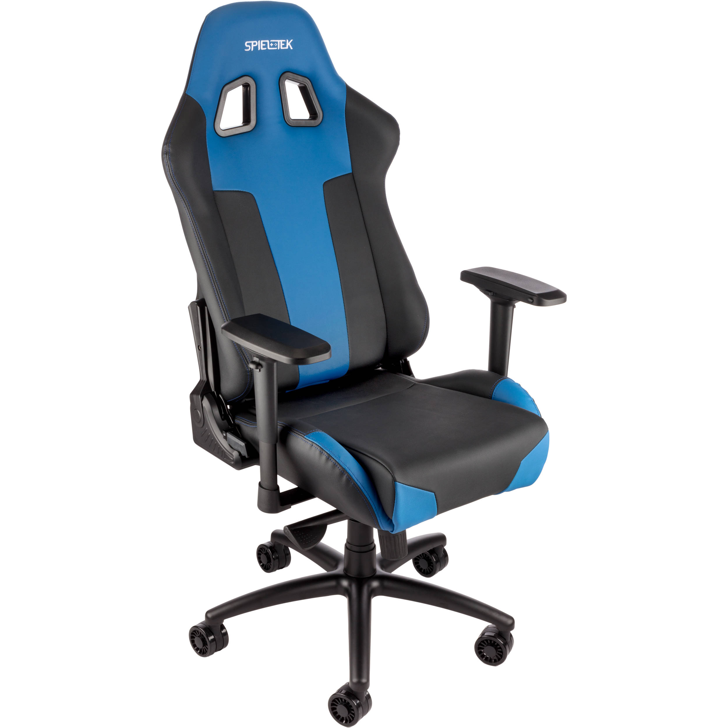 Spieltek Bandit Xl Gaming Chair V2 Black Blue Gc 211l Bbl B H