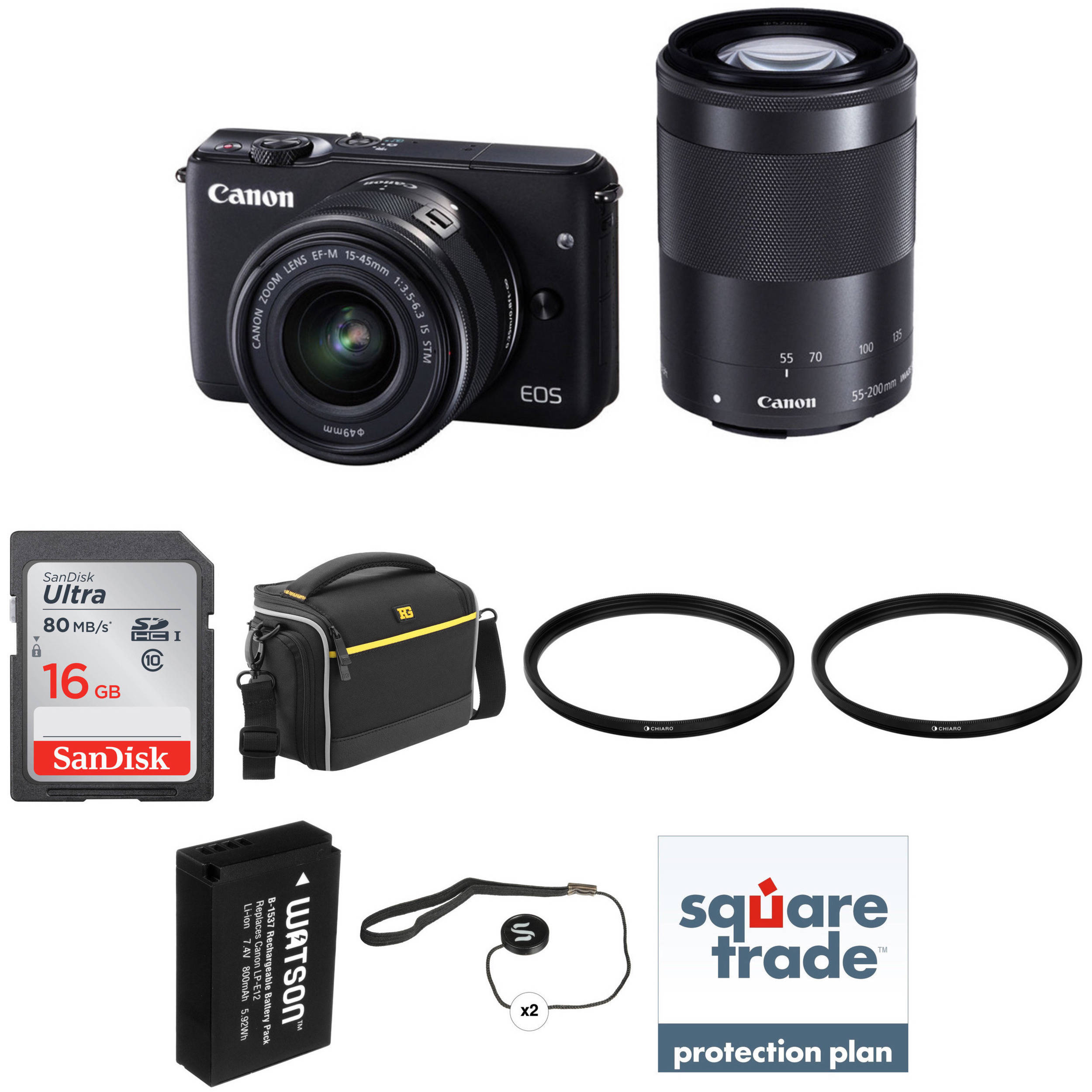 Canon Eos M10 Mirrorless Digital Camera With 15 45mm And