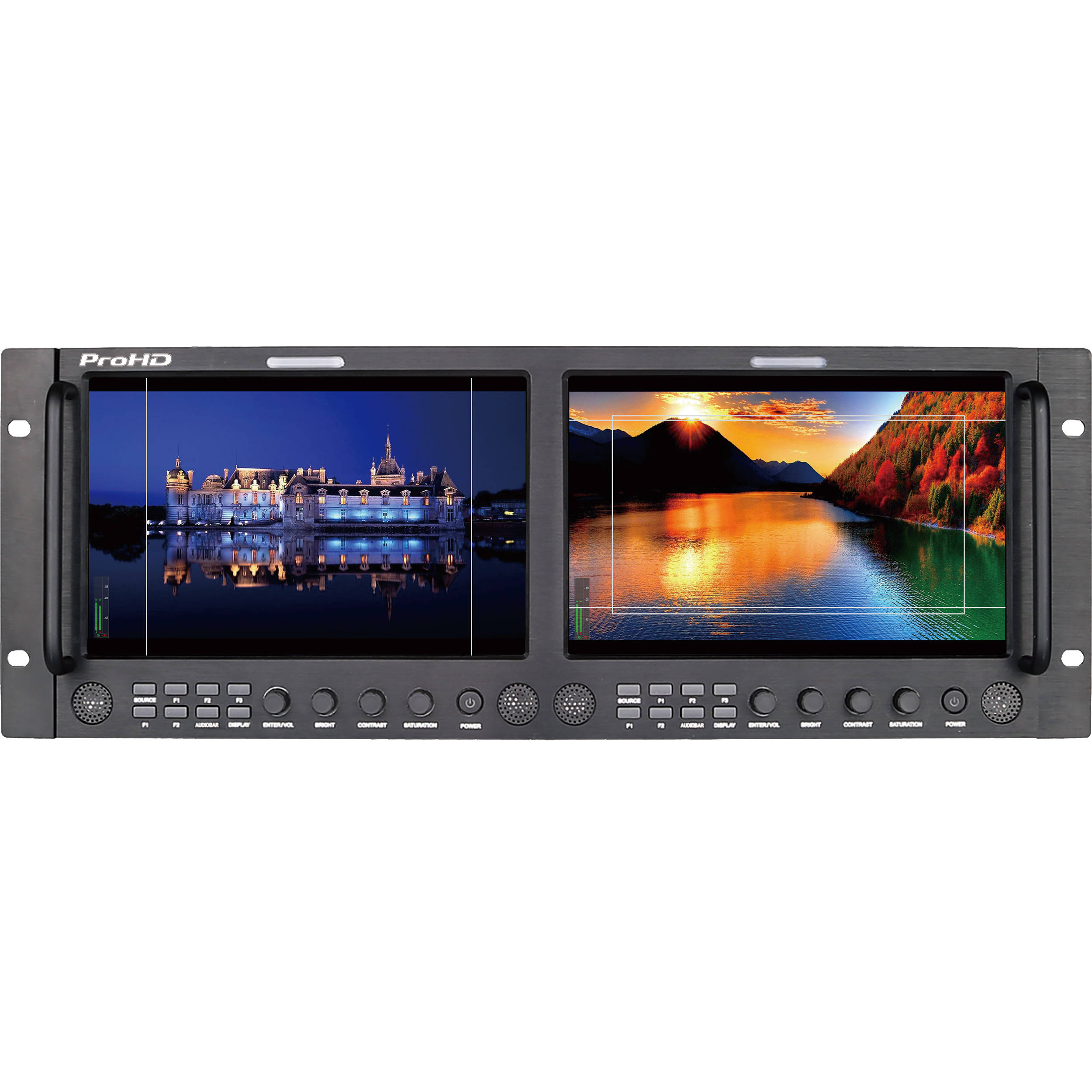 Jvc Dual 9 Full Hd Broadcast Rack Lcd Monitor