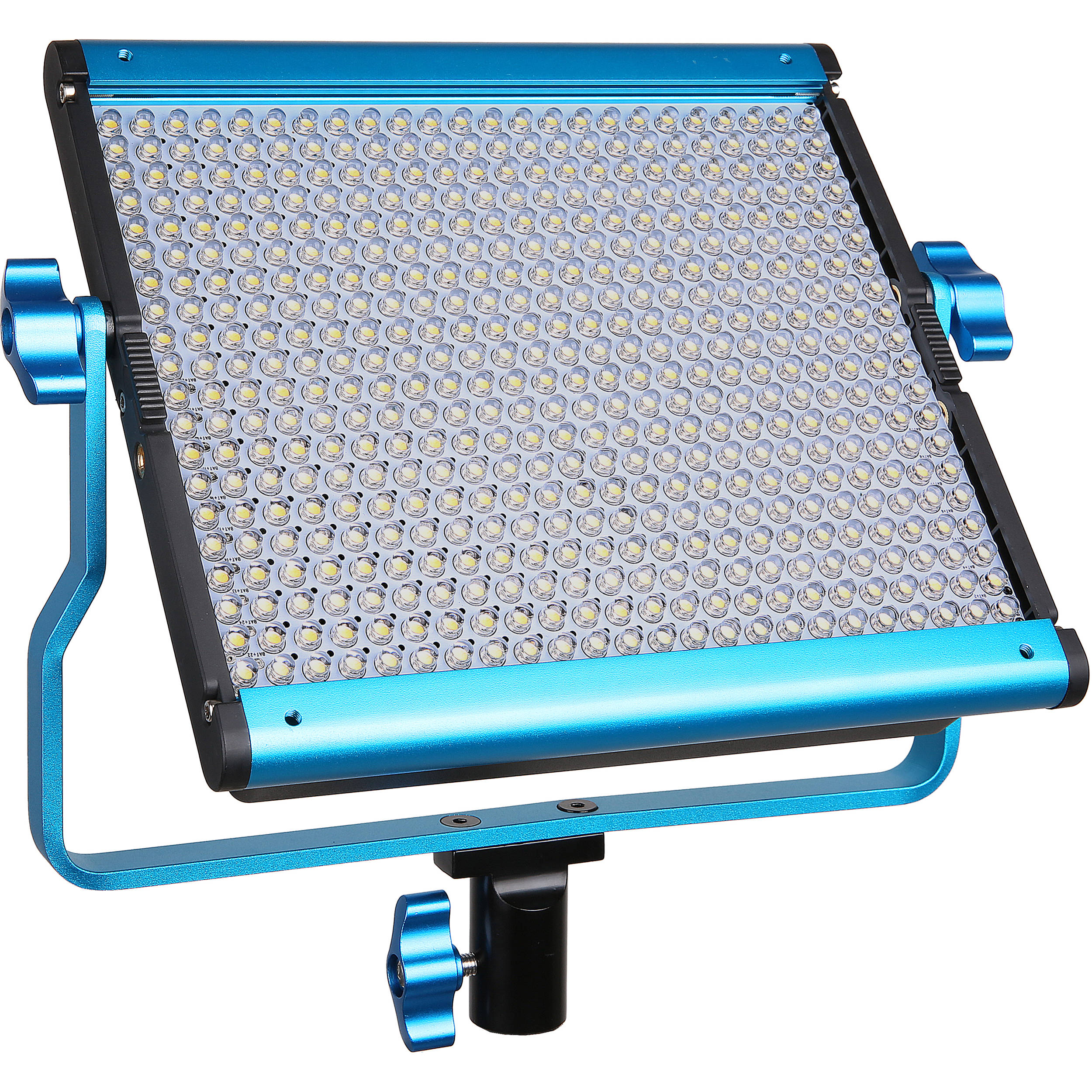 Blue Dracast DRSPPL500B S Series Plus Bi-Color LED500 Panel with V-Mount Battery Plate
