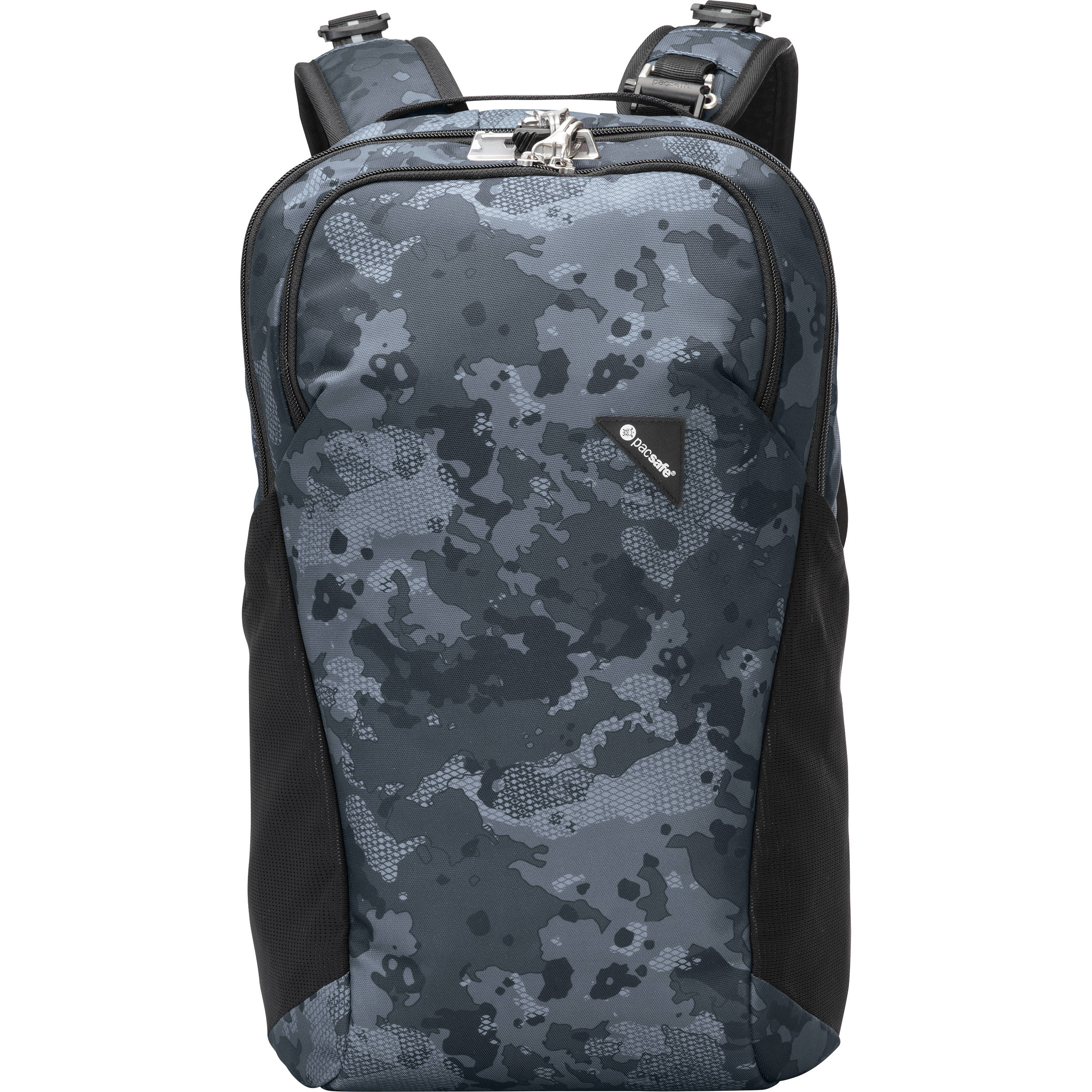 gray camo backpack