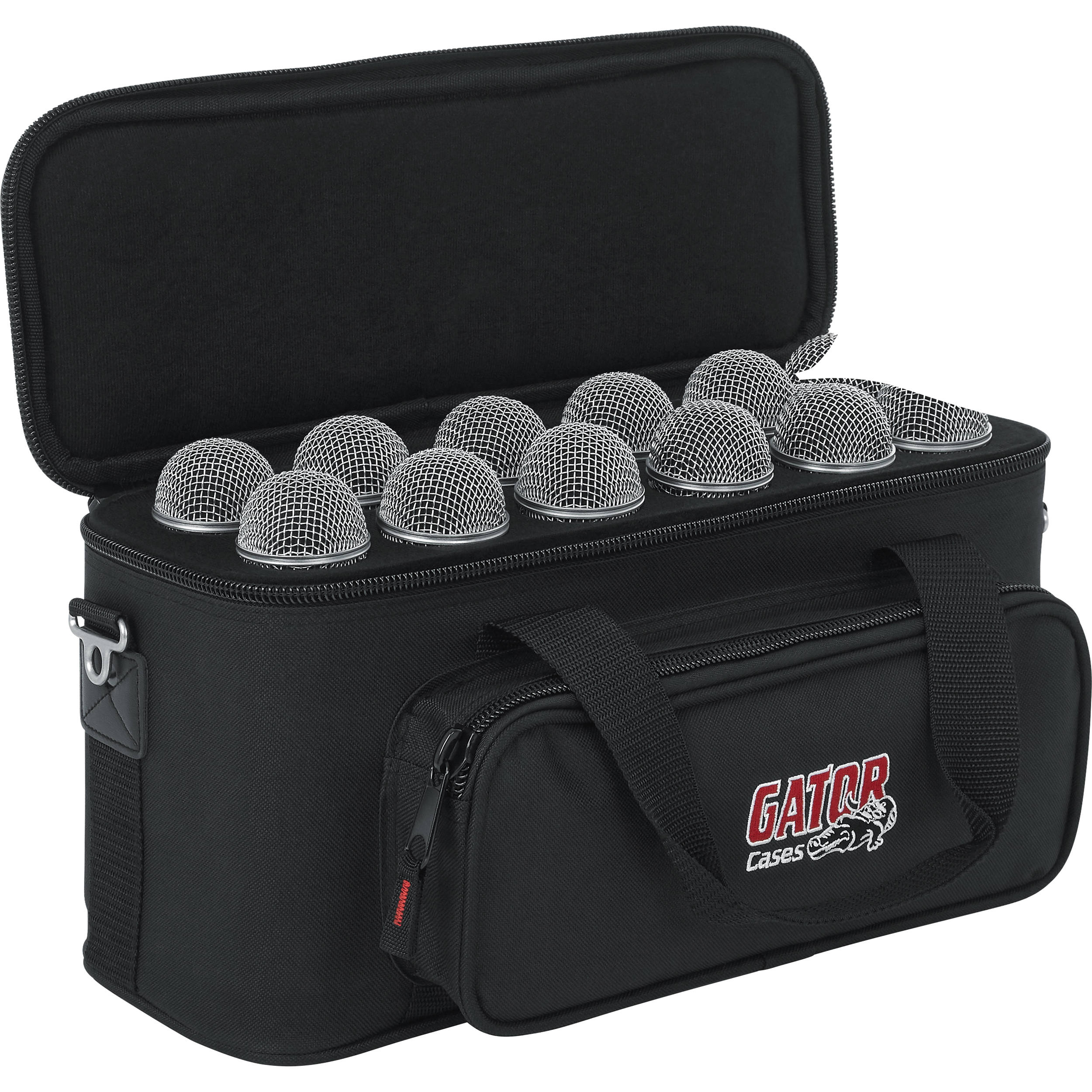 Gator Cases Gm 12b 12 Drop Mic Padded Bag For Up To Microphones